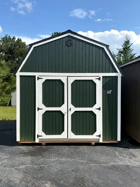 10x12 Lofted Barn at Graceland Portable Buildings of the Carolinas / Dixie Motors, LLC