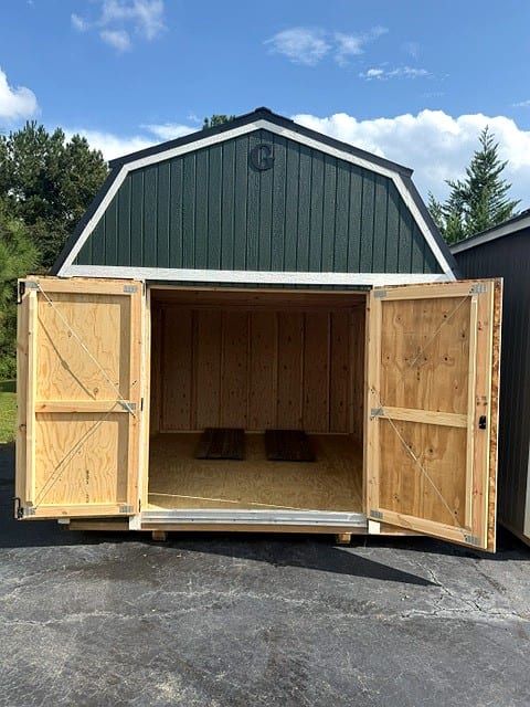 10x12 Lofted Barn at Graceland Portable Buildings of the Carolinas / Dixie Motors, LLC