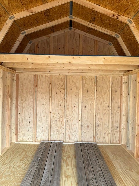 10x12 Lofted Barn at Graceland Portable Buildings of the Carolinas / Dixie Motors, LLC