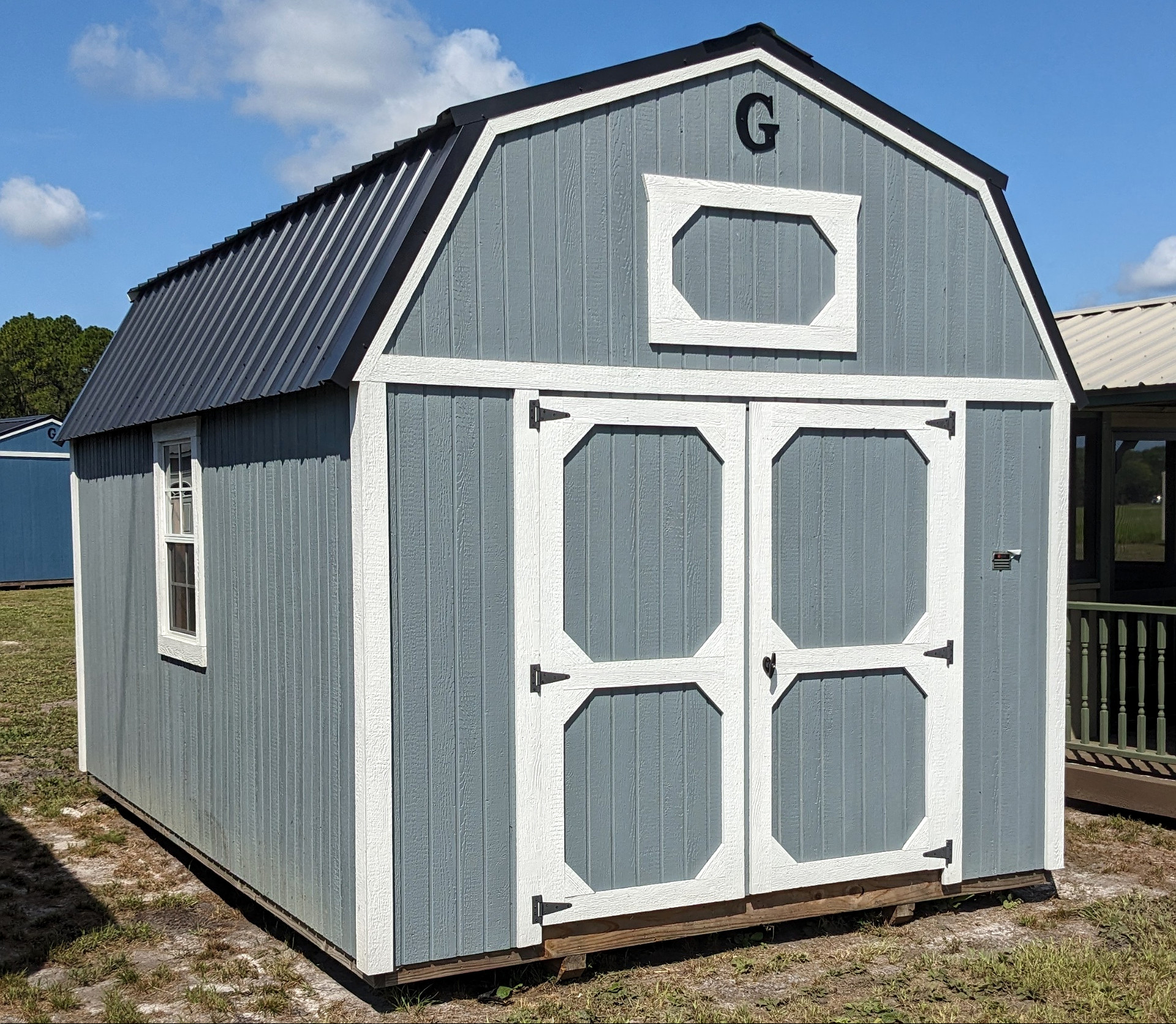 10x16 Lofted Barn at Graceland Storage Sheds and Buildings of Kingsland