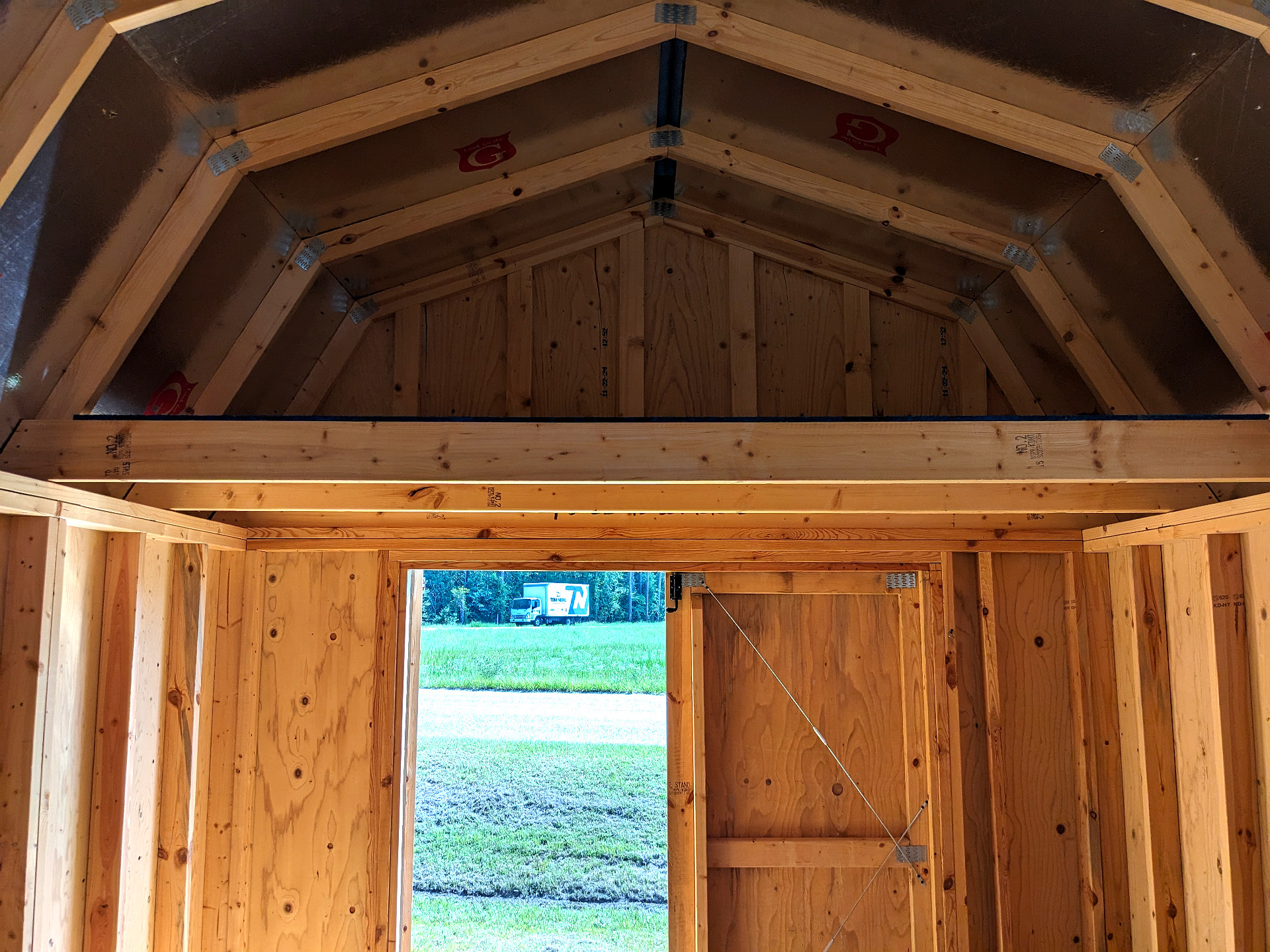 10x16 Lofted Barn at Graceland Storage Sheds and Buildings of Kingsland