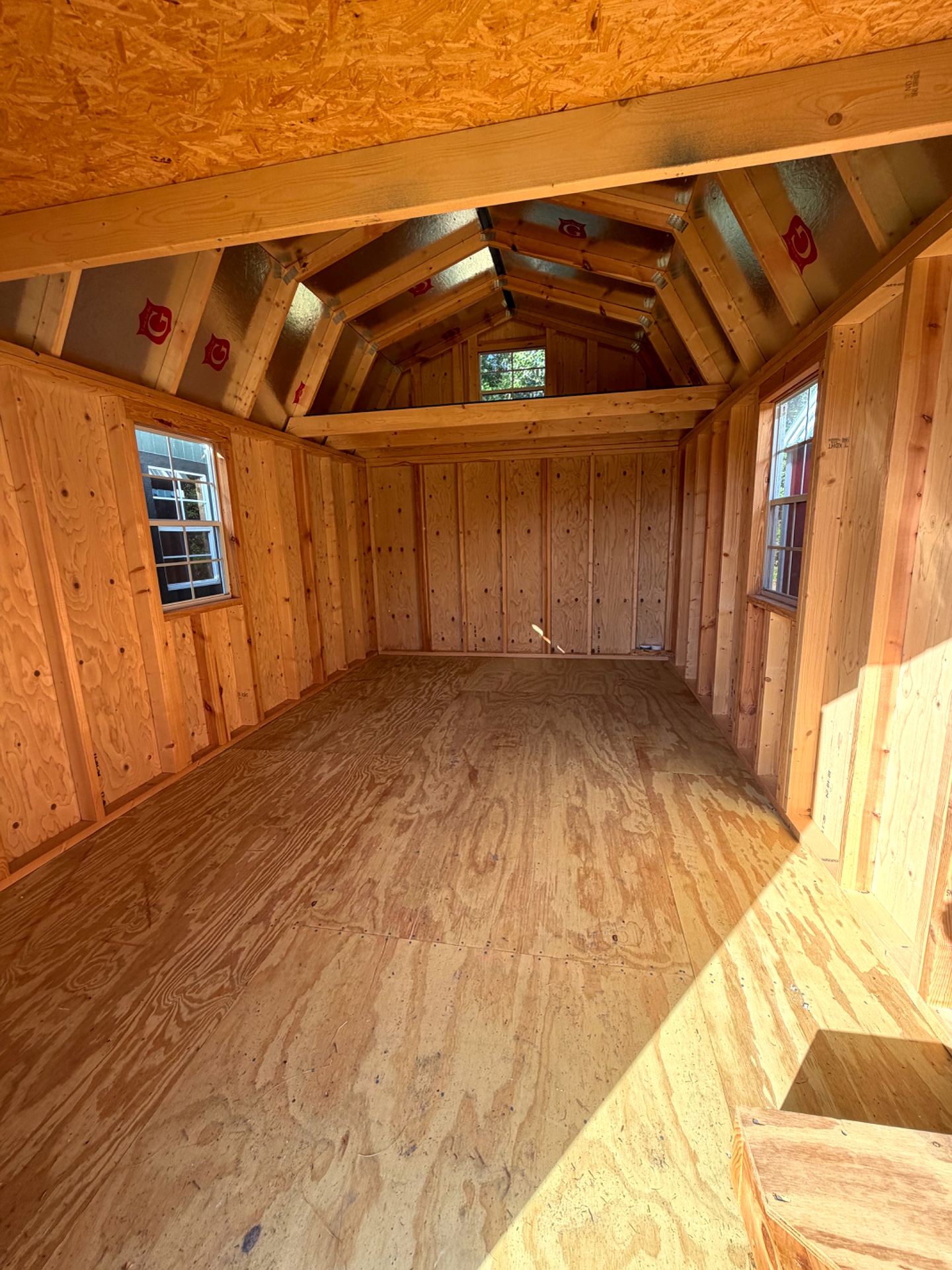 10x16 Lofted Barn at Willis Buildings