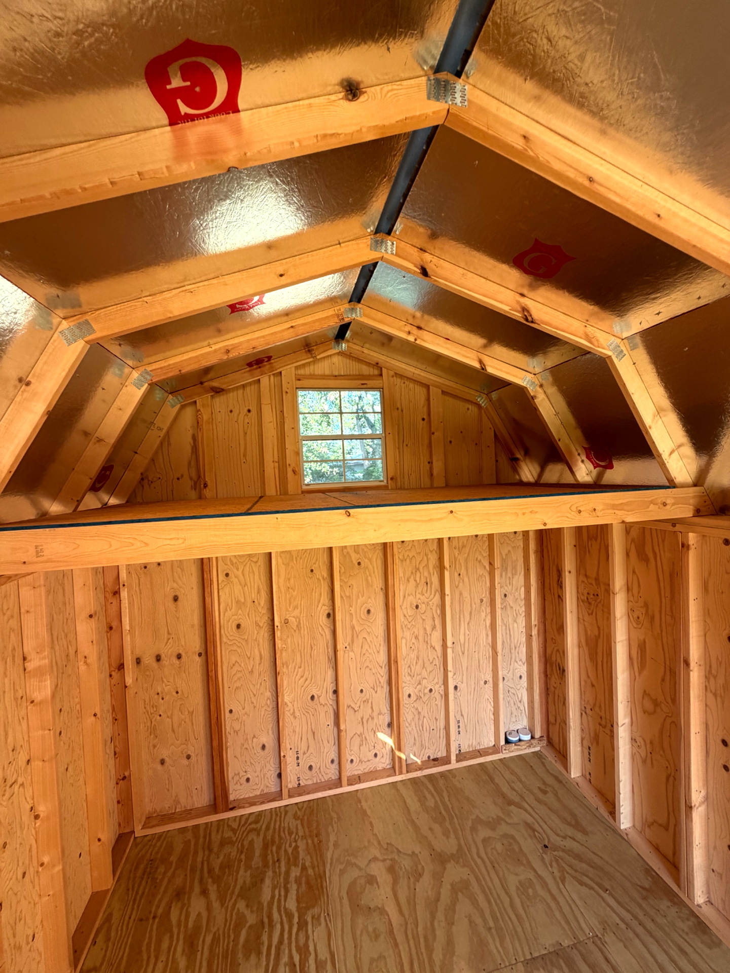 10x16 Lofted Barn at Willis Buildings