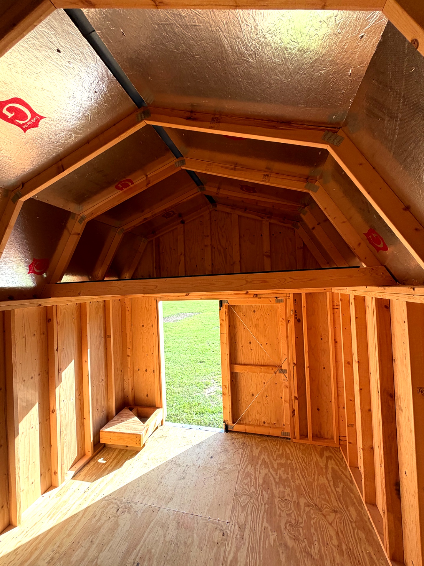 10x16 Lofted Barn at Willis Buildings