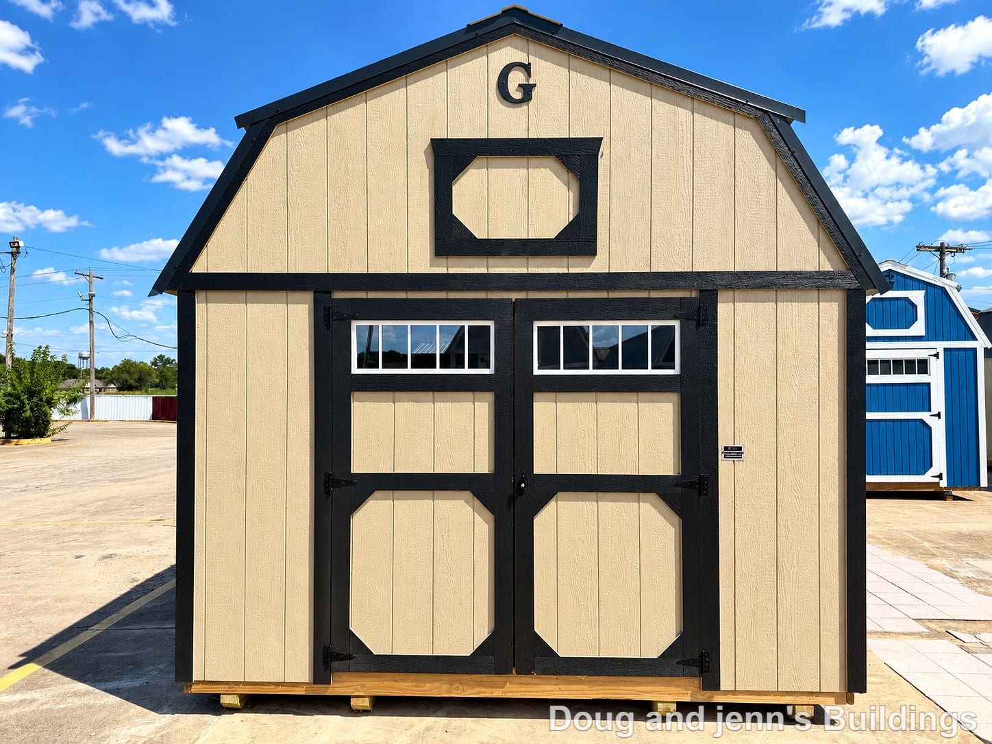 12x20 Lofted Barn at Doug and Jenn's Buildings