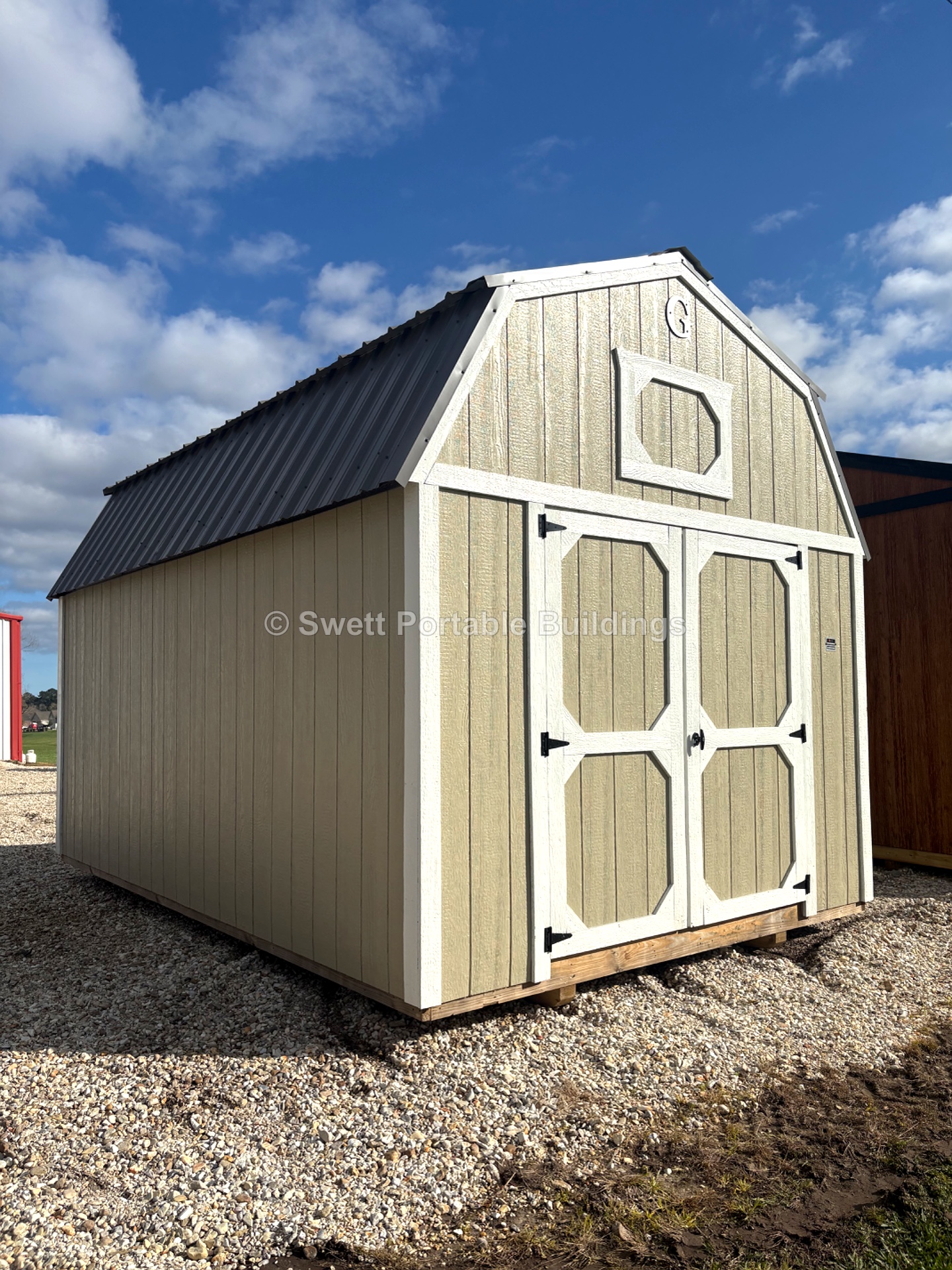 10x16 Lofted Barn at Swett Portable Buildings LLC