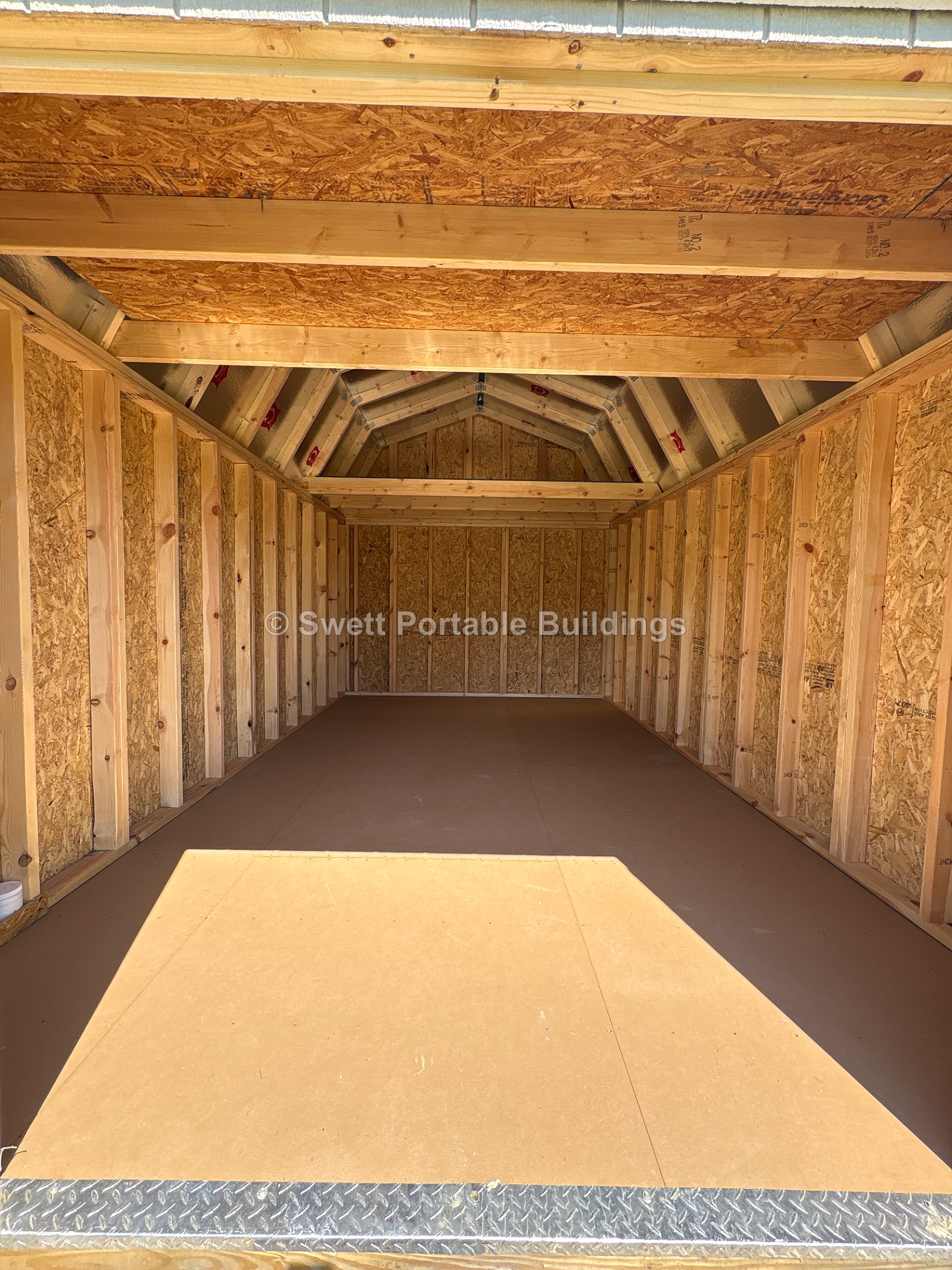 10x16 Lofted Barn at Swett Portable Buildings LLC