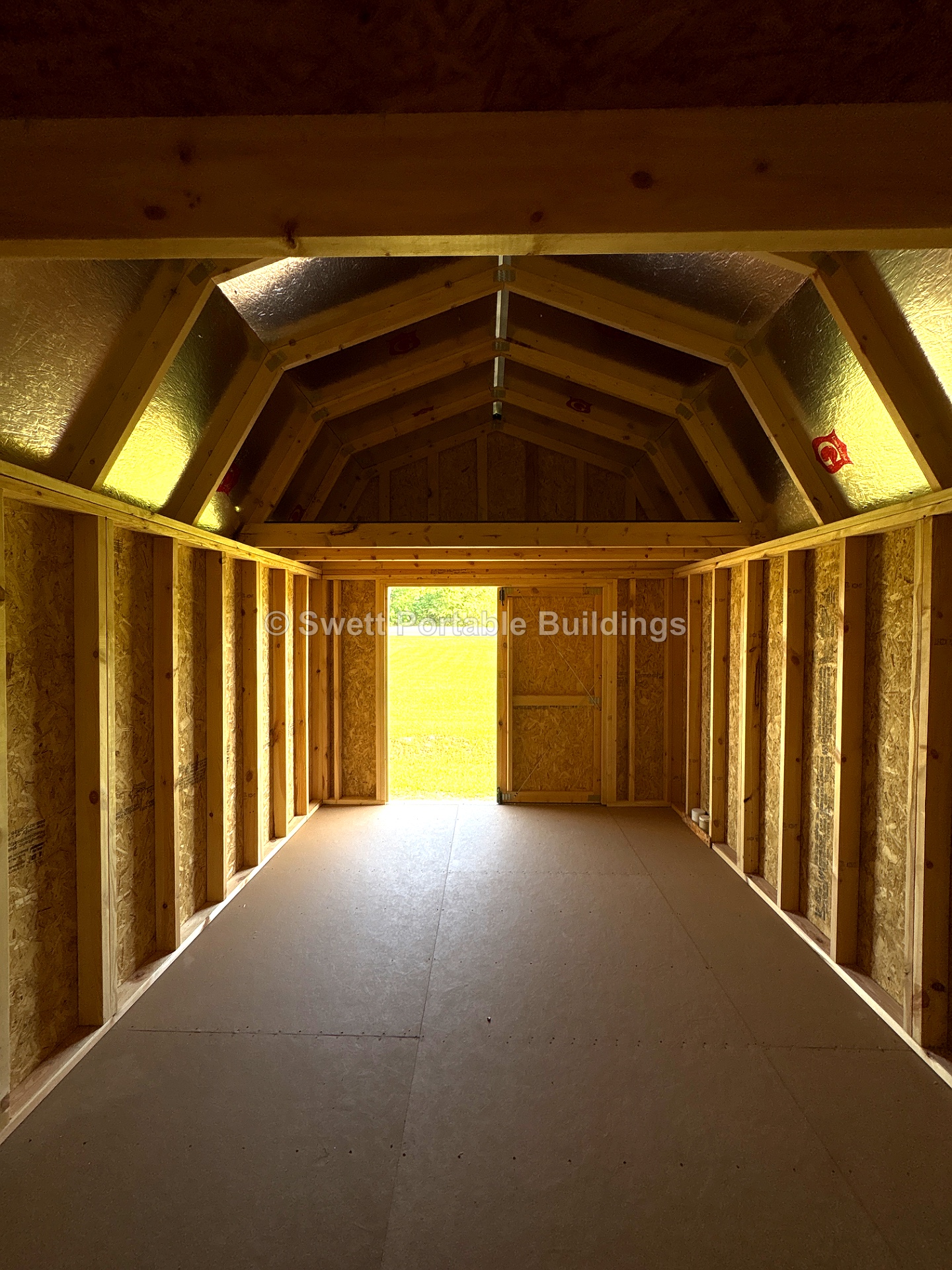 10x16 Lofted Barn at Swett Portable Buildings LLC