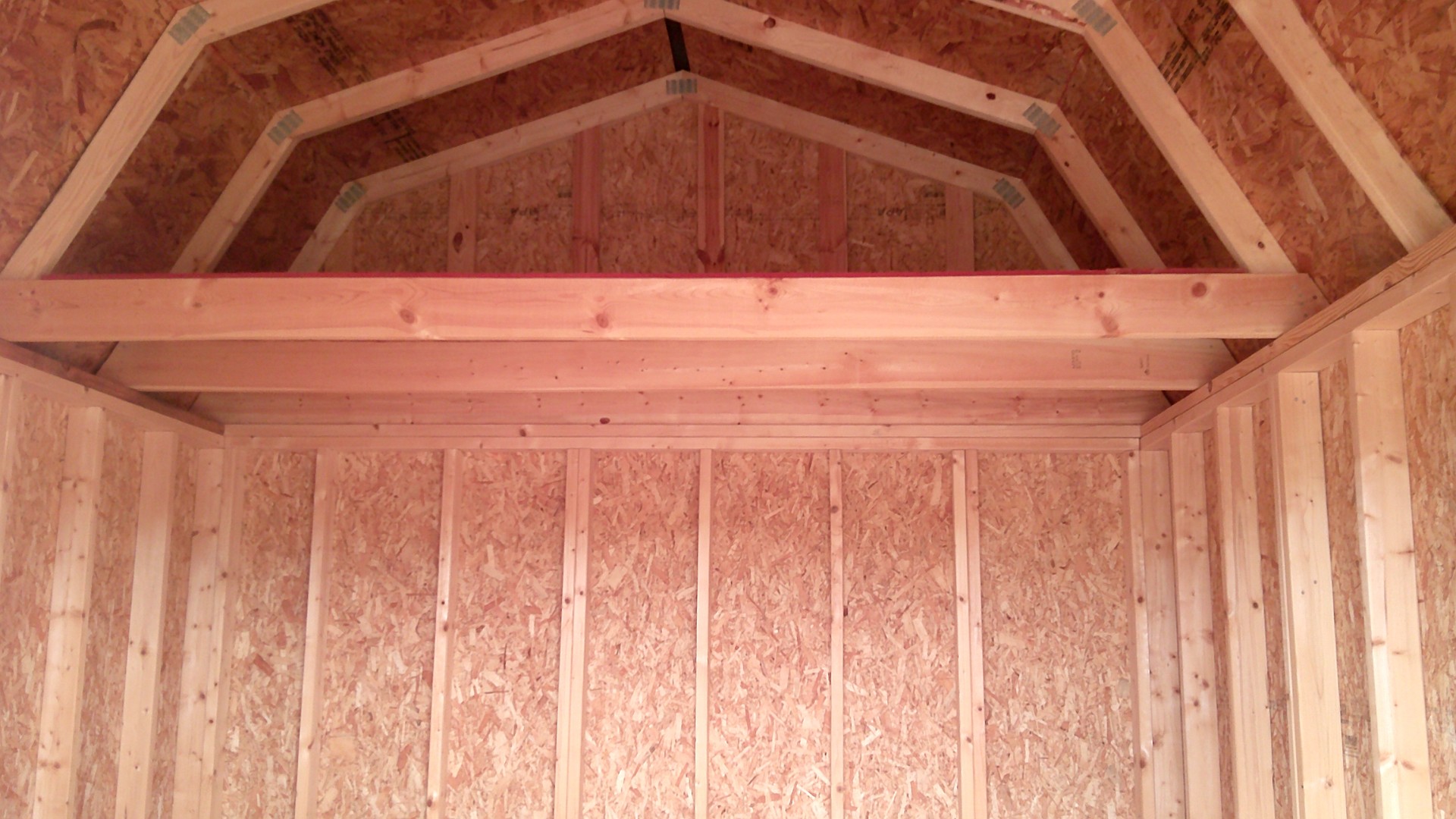 10x12 Lofted Barn at Hill  Top Sales
