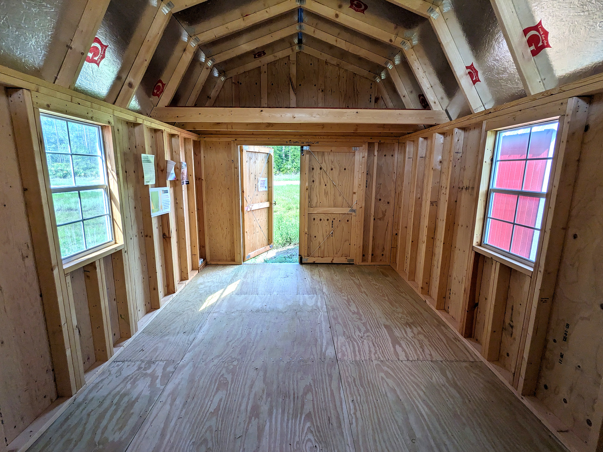 10x16 Lofted Barn at Graceland Storage Sheds and Buildings of Kingsland