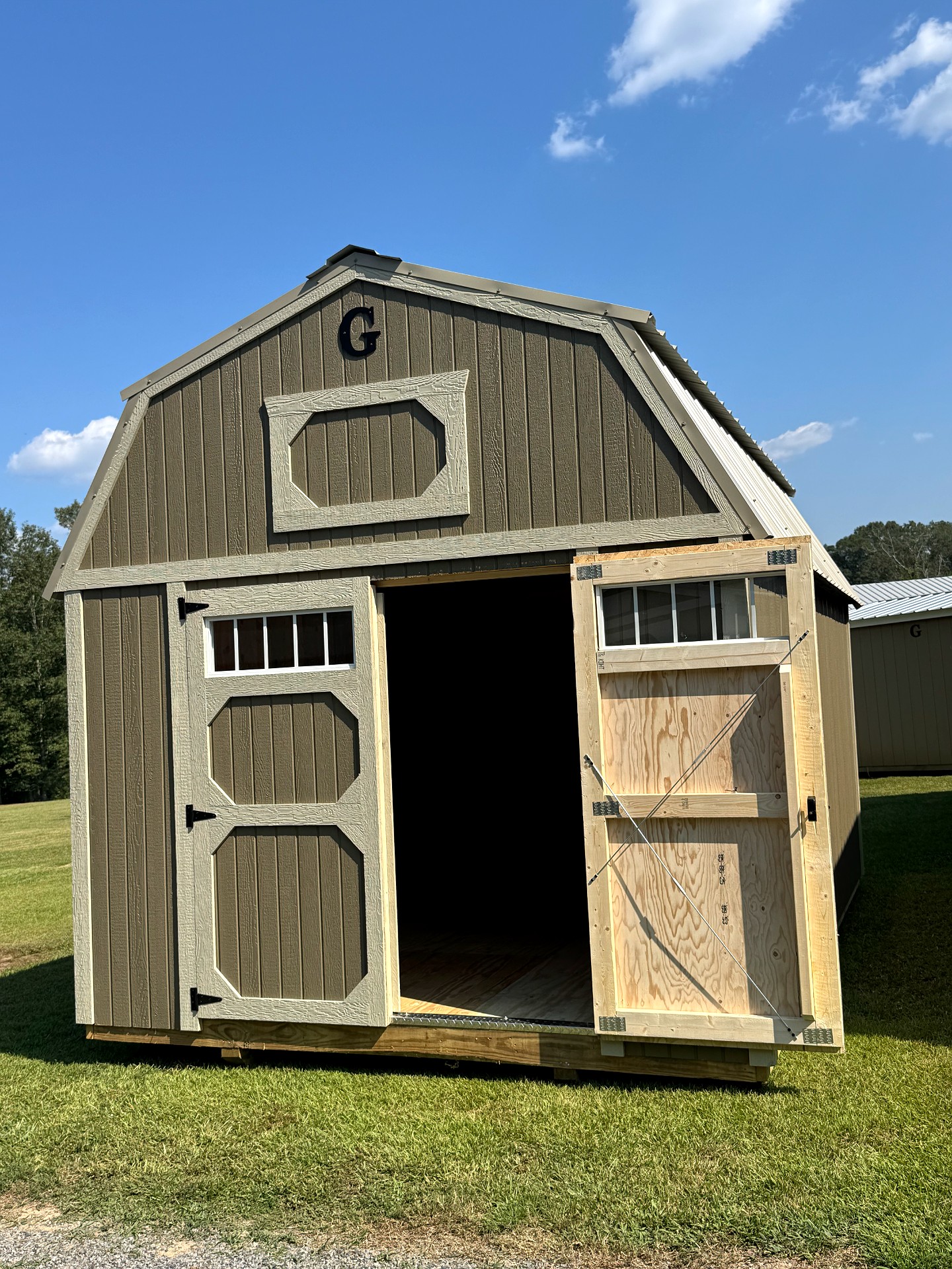 10x16 Lofted Barn at Southern Ag Equipment, LLC - Saint Francisville, Louisiana
