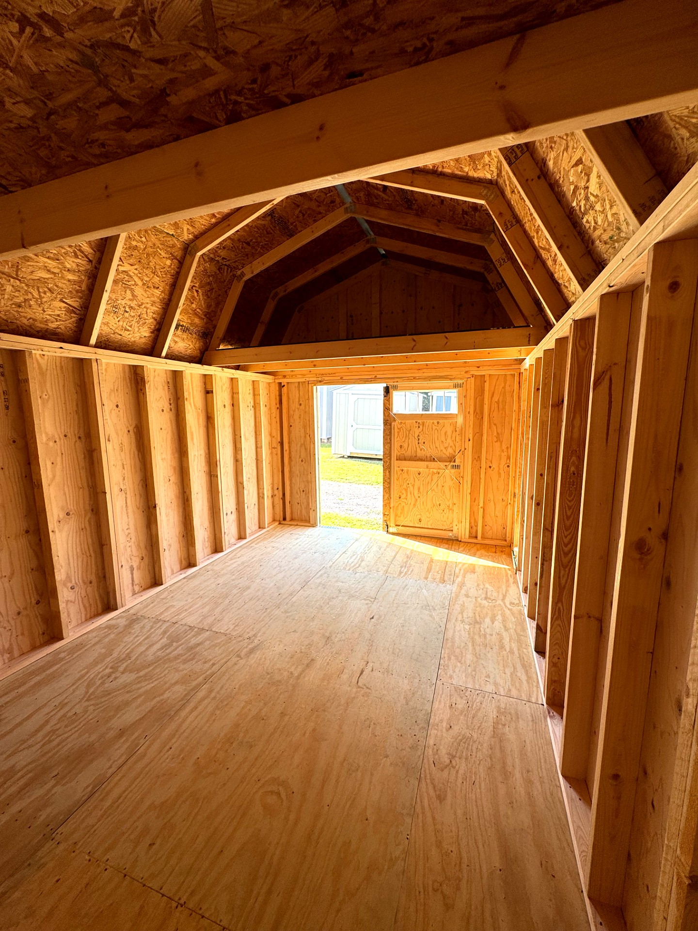 10x16 Lofted Barn at Southern Ag Equipment, LLC - Saint Francisville, Louisiana