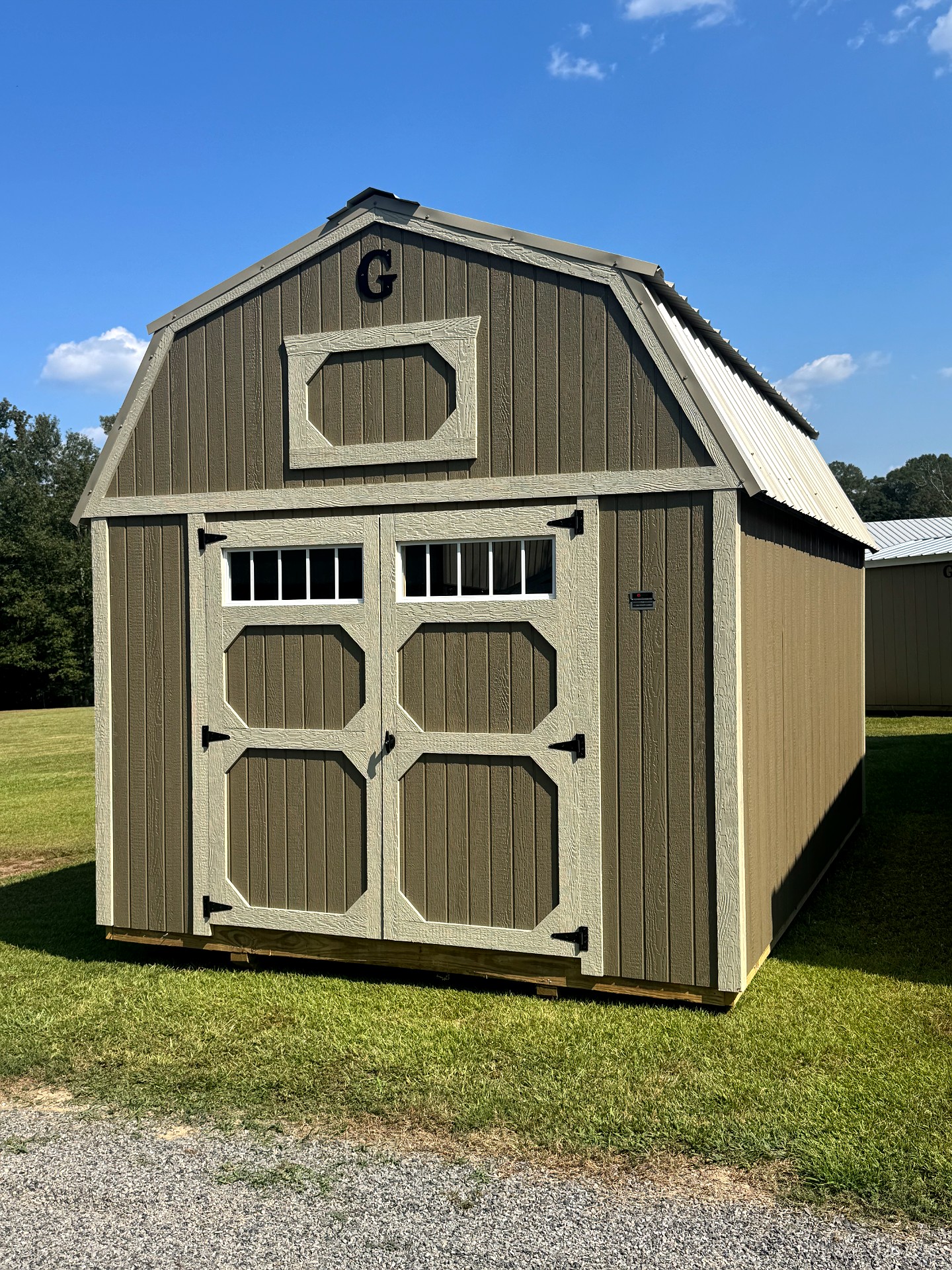 10x16 Lofted Barn at Southern Ag Equipment, LLC - Saint Francisville, Louisiana