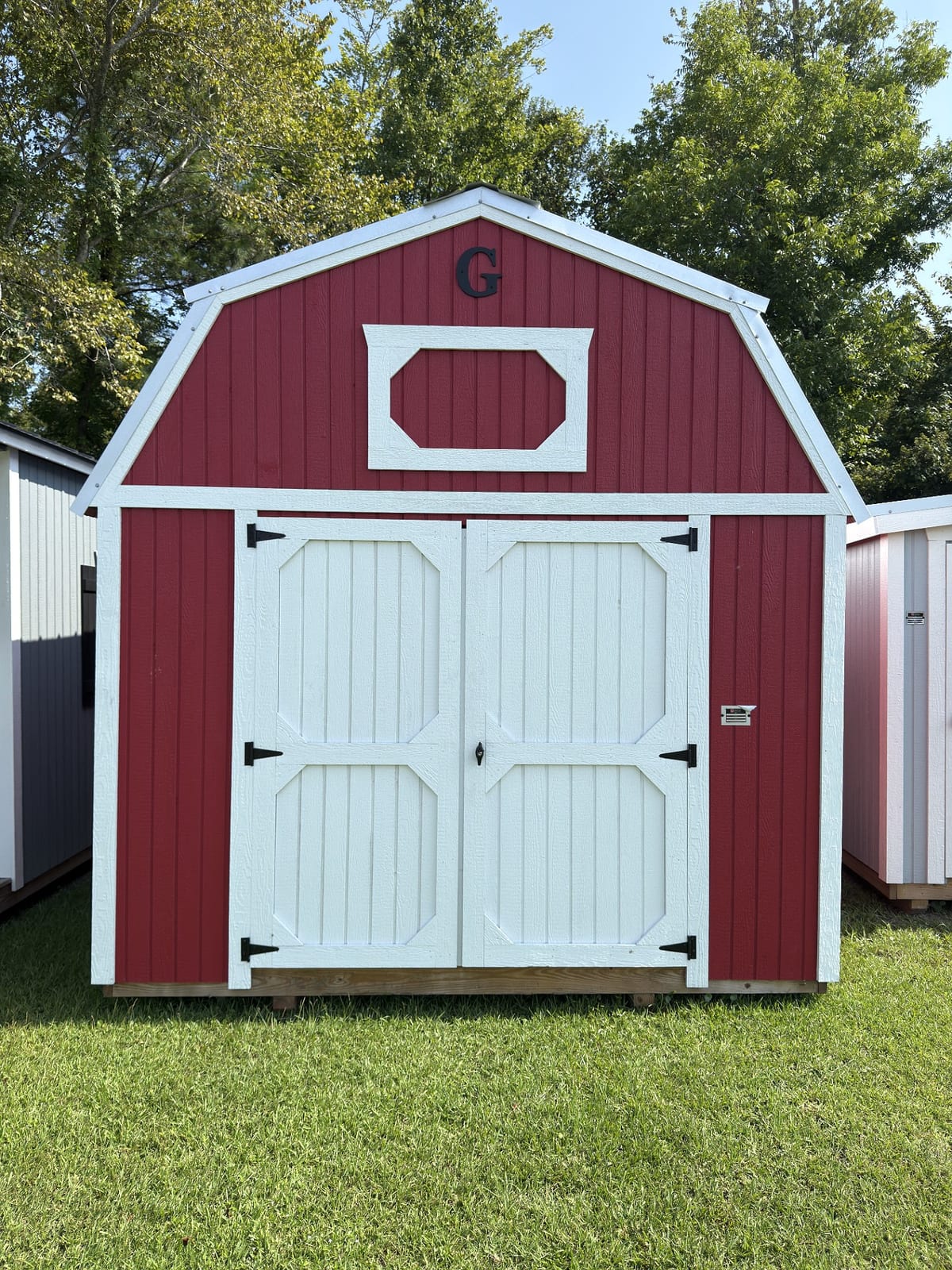 10x16 Lofted Barn at Toler's Coastal Structures - Newport