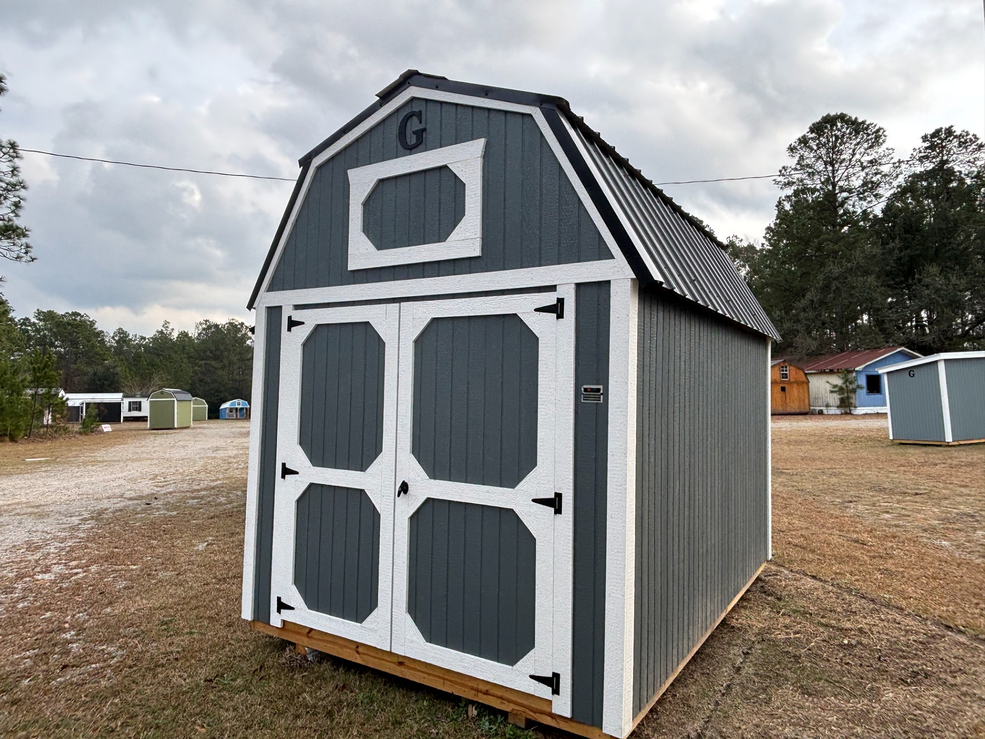 8x12 Lofted Barn at Portable Buildings of Ravenel