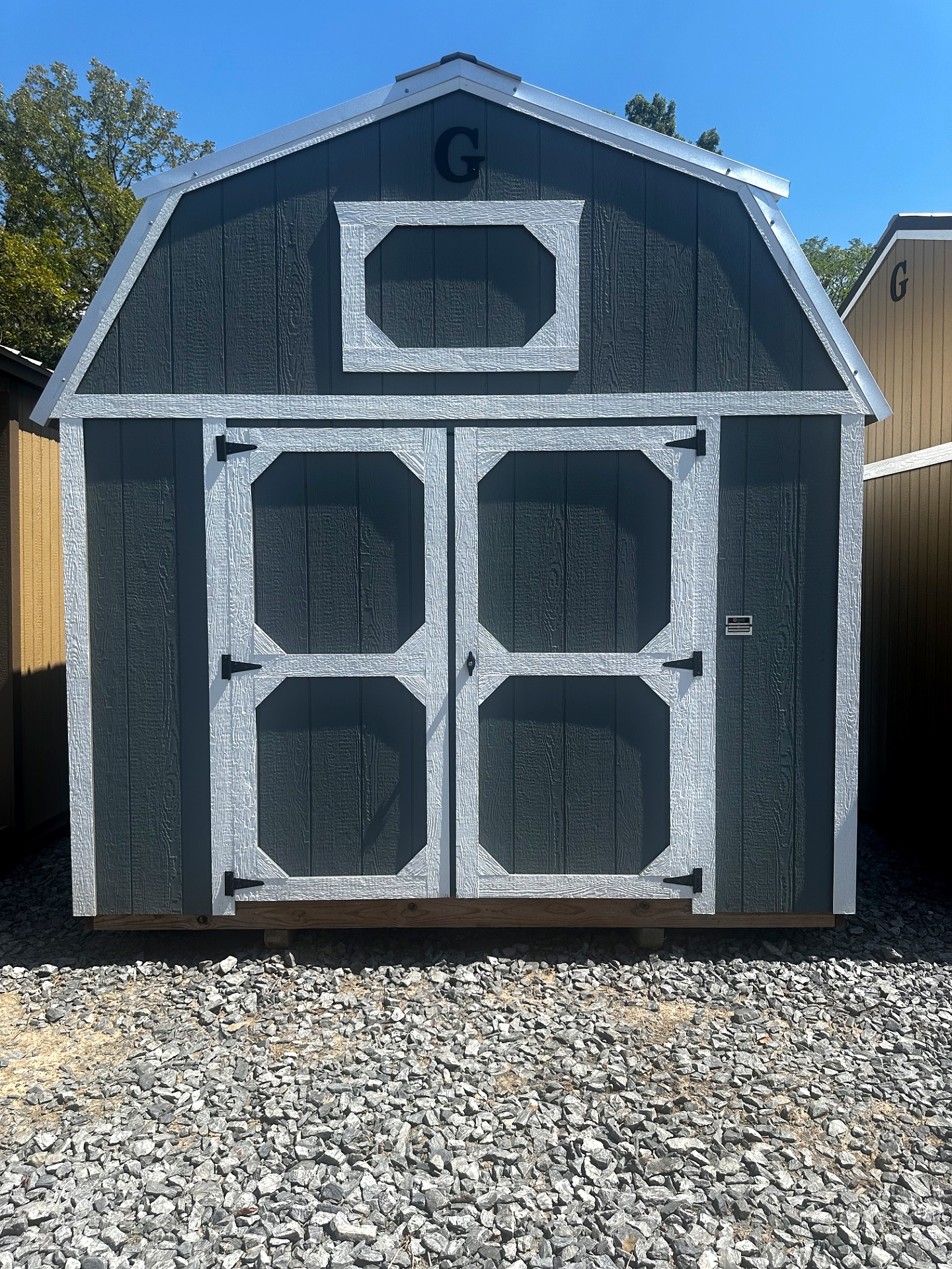 10x16 Lofted Barn at G&L Carports & Portable Buildings