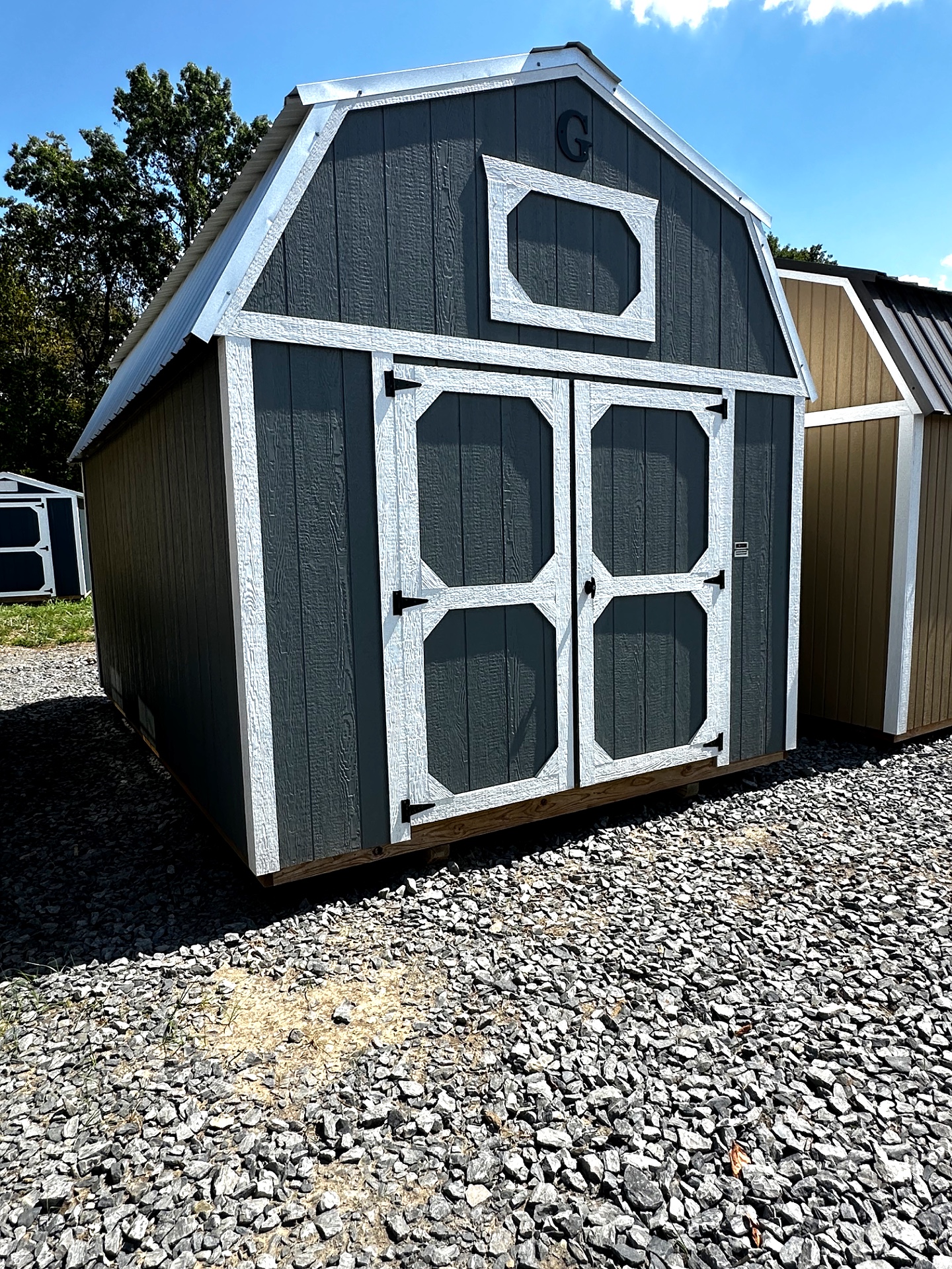 10x16 Lofted Barn at G&L Carports & Portable Buildings
