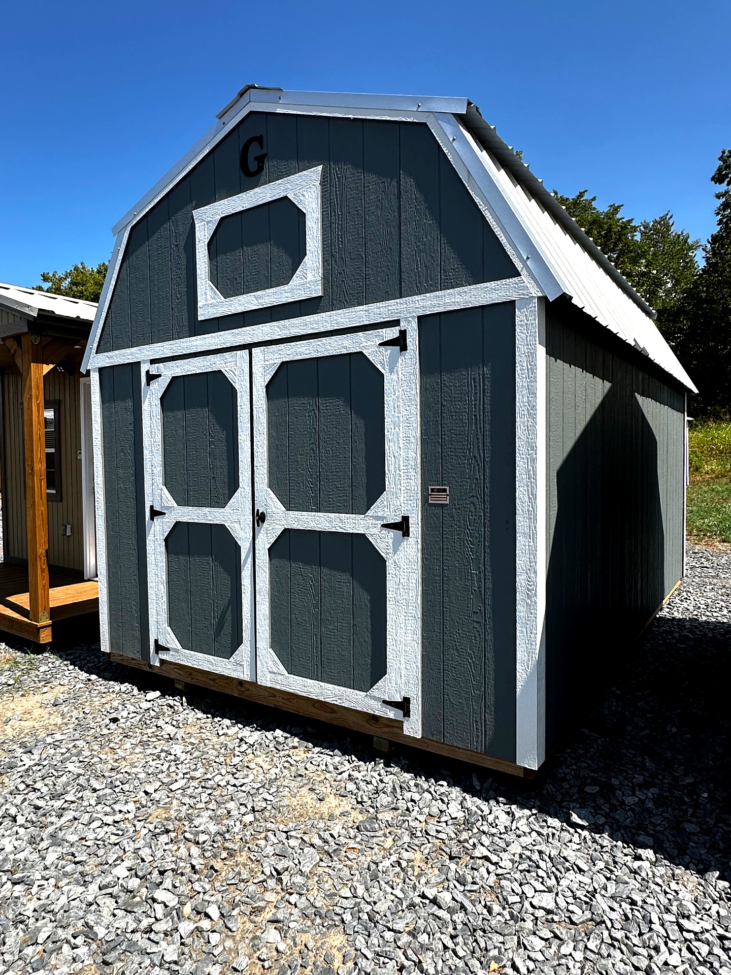 10x16 Lofted Barn at G&L Carports & Portable Buildings