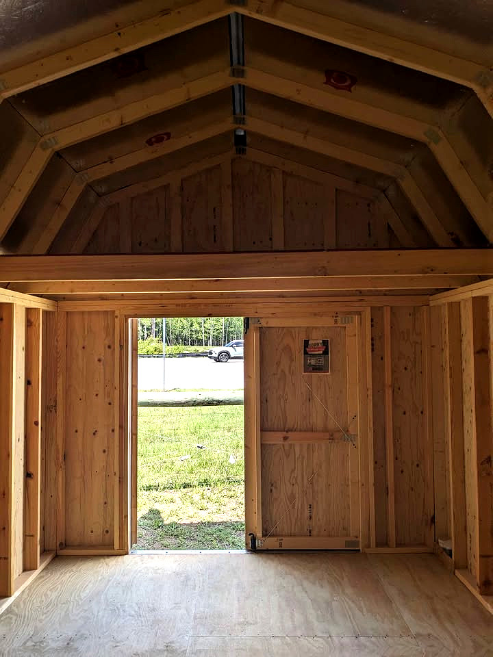 10x16 Lofted Barn at Graceland Storage Sheds and Buildings of Kingsland