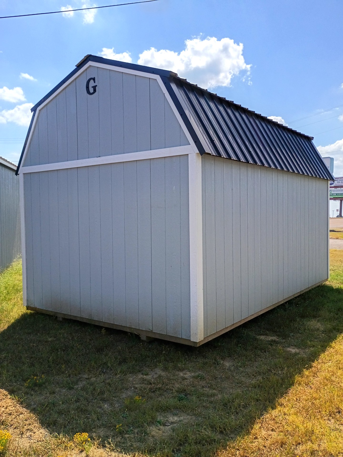 10x16 Lofted Barn at Jimmy's Portable Buildings of Savannah, TN