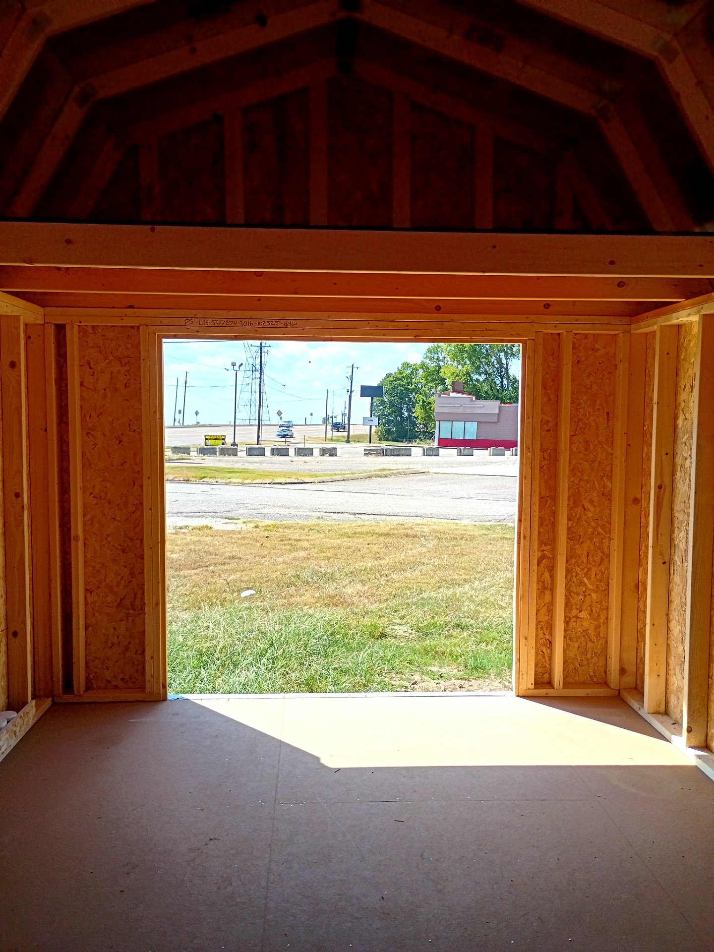 10x16 Lofted Barn at Jimmy's Portable Buildings of Savannah, TN