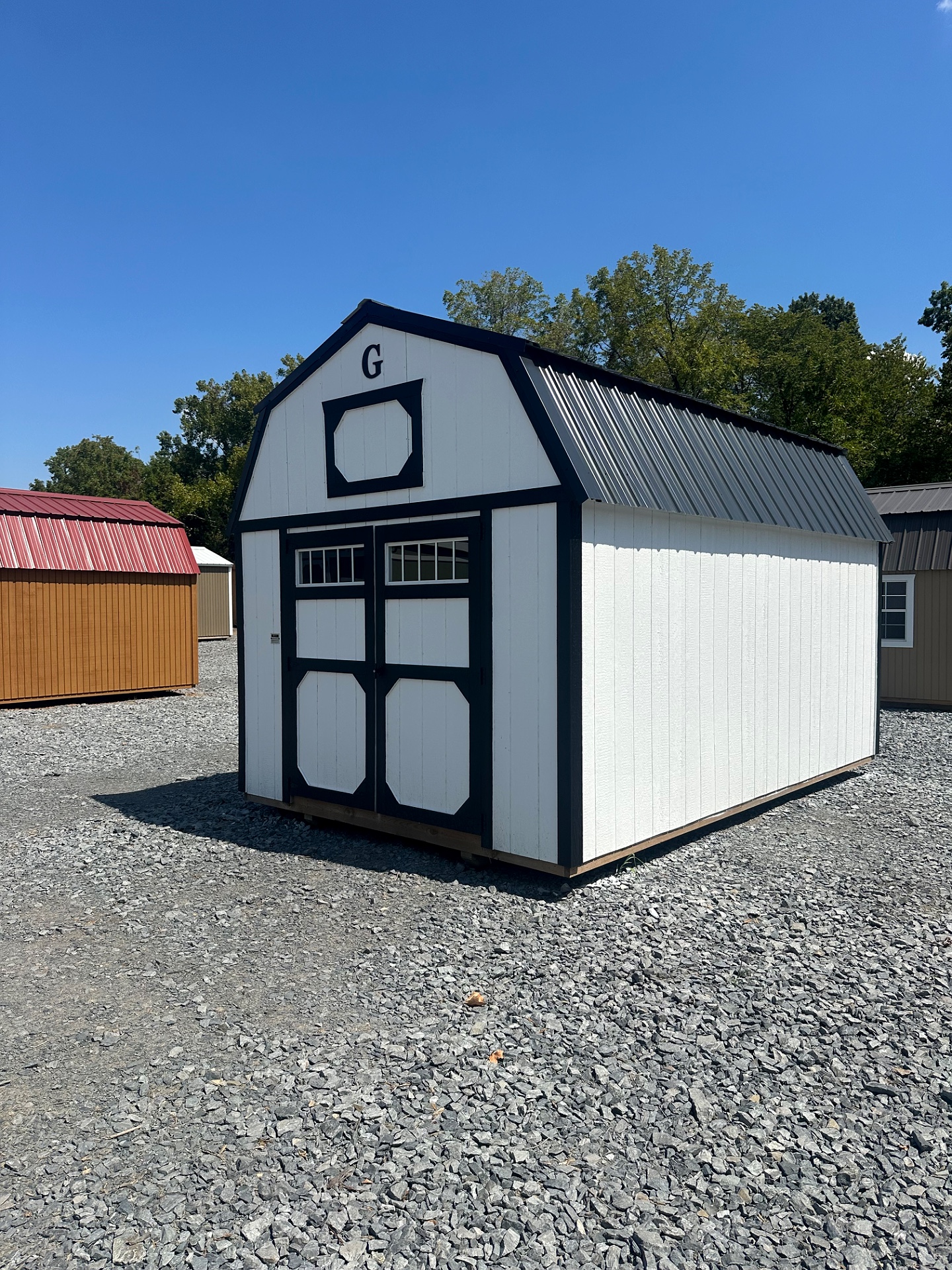 10x16 Lofted Barn at G&L Carports & Portable Buildings
