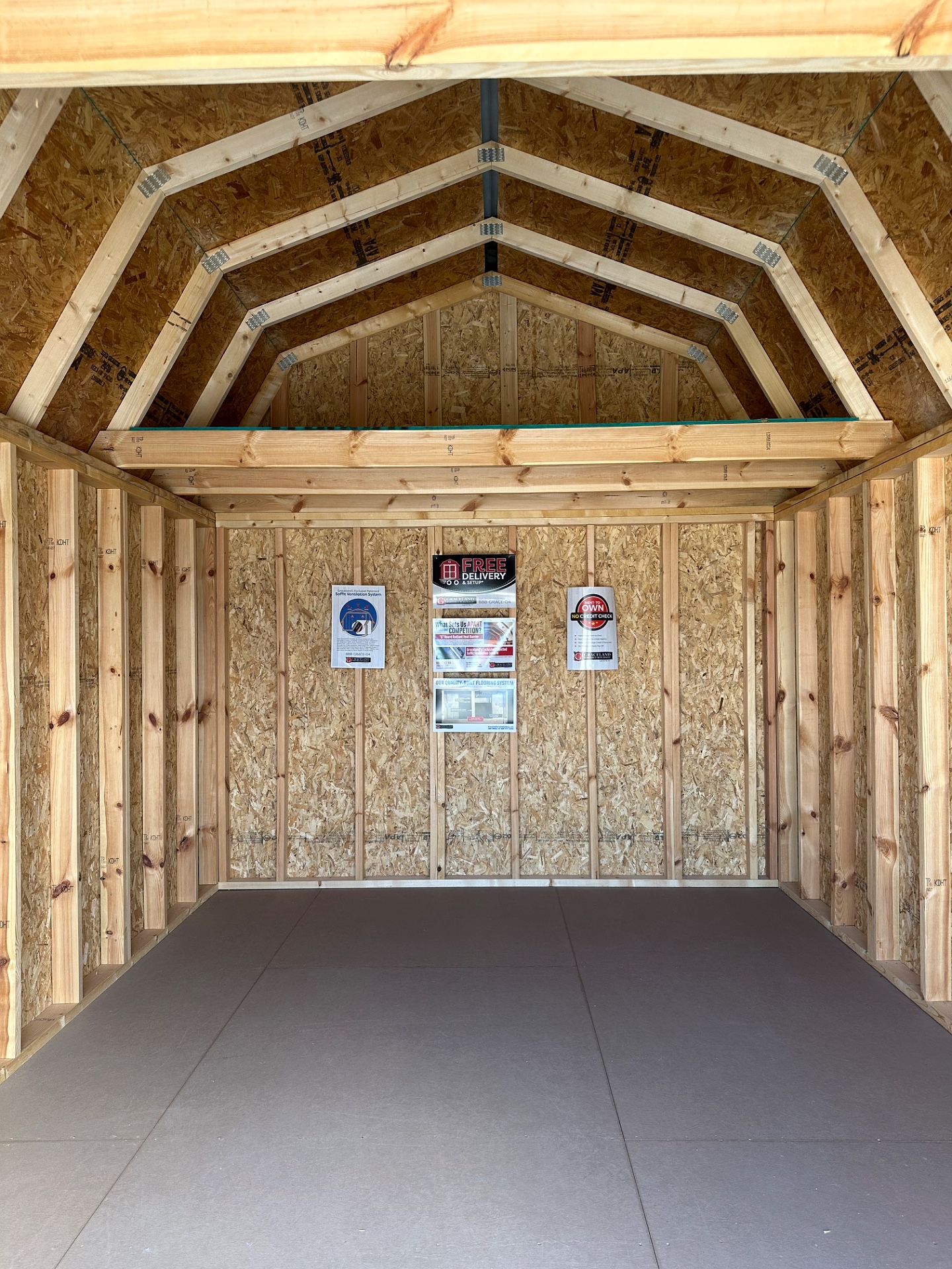 10x16 Lofted Barn at G&L Carports & Portable Buildings