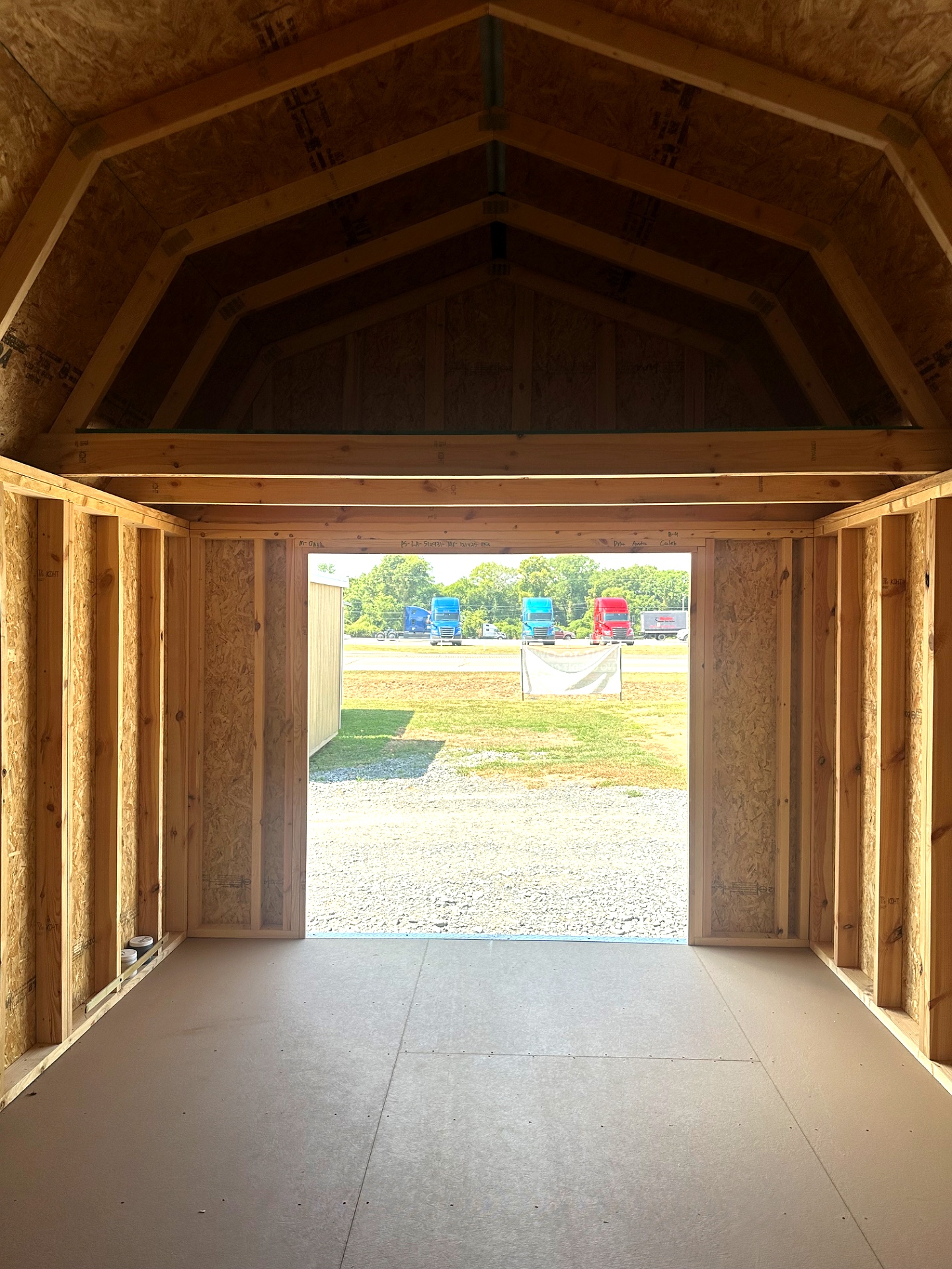 10x16 Lofted Barn at G&L Carports & Portable Buildings