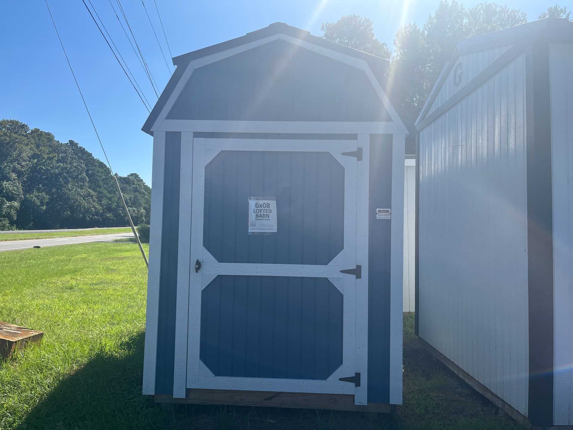 6x8 Lofted Barn at Portable Buildings of Ravenel