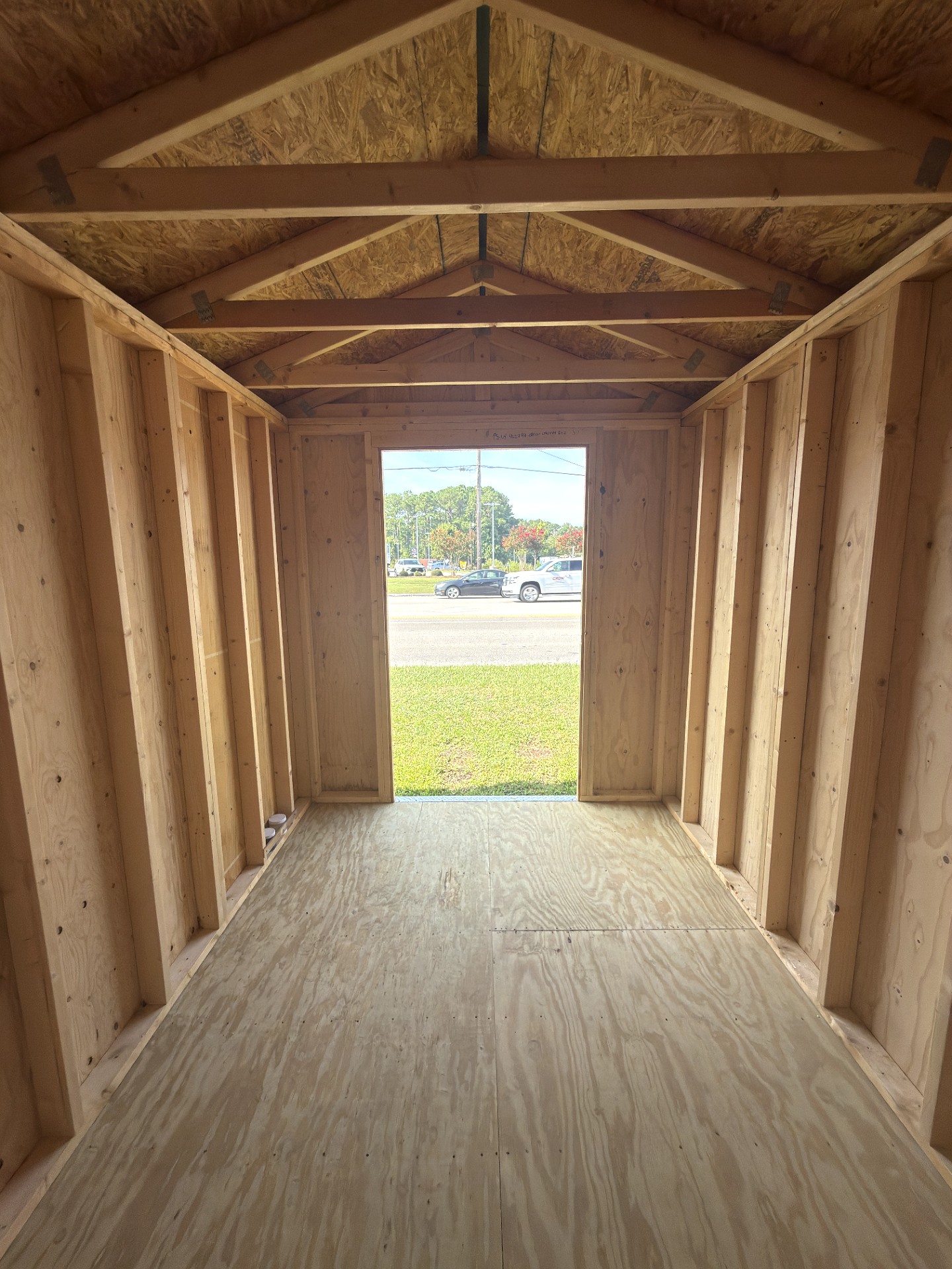 10x12 Lofted Barn at Toler's Coastal Structures - Newport