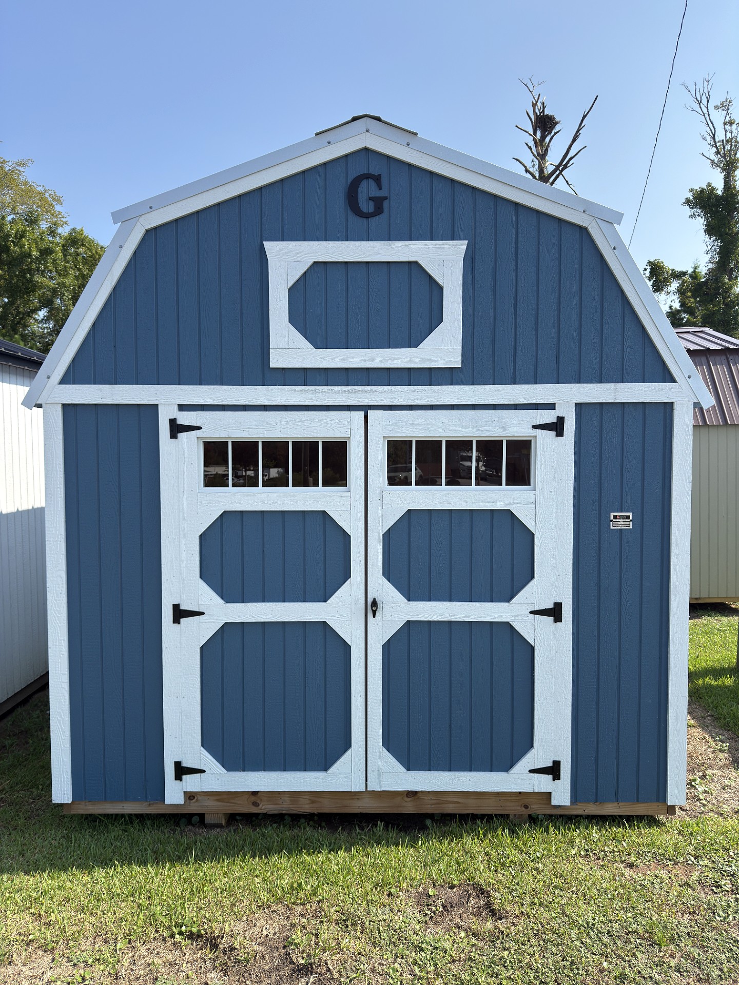 10x12 Lofted Barn at Toler's Coastal Structures - Newport