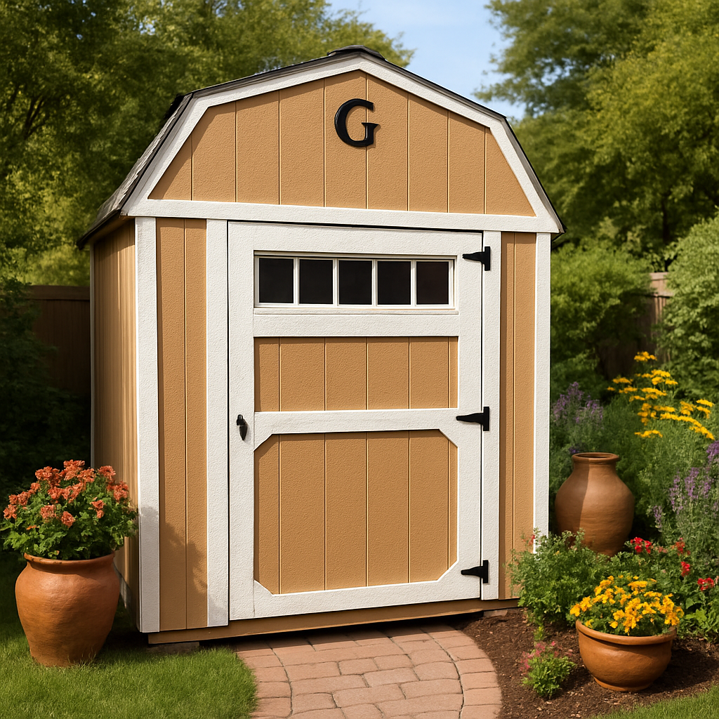 6x12 Lofted Barn at ACE Buildings - Graceland of Corpus Christi