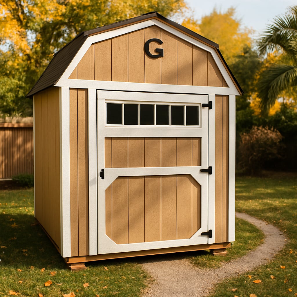 6x12 Lofted Barn at ACE Buildings - Graceland of Corpus Christi