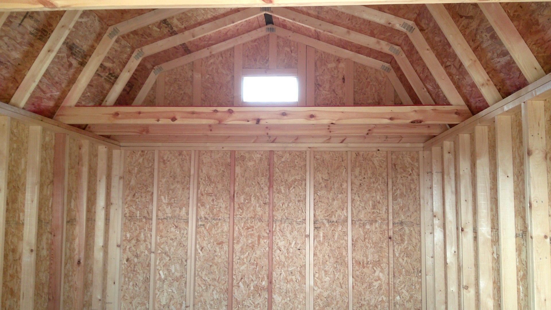 12x16 Lofted Barn at Hill  Top Sales