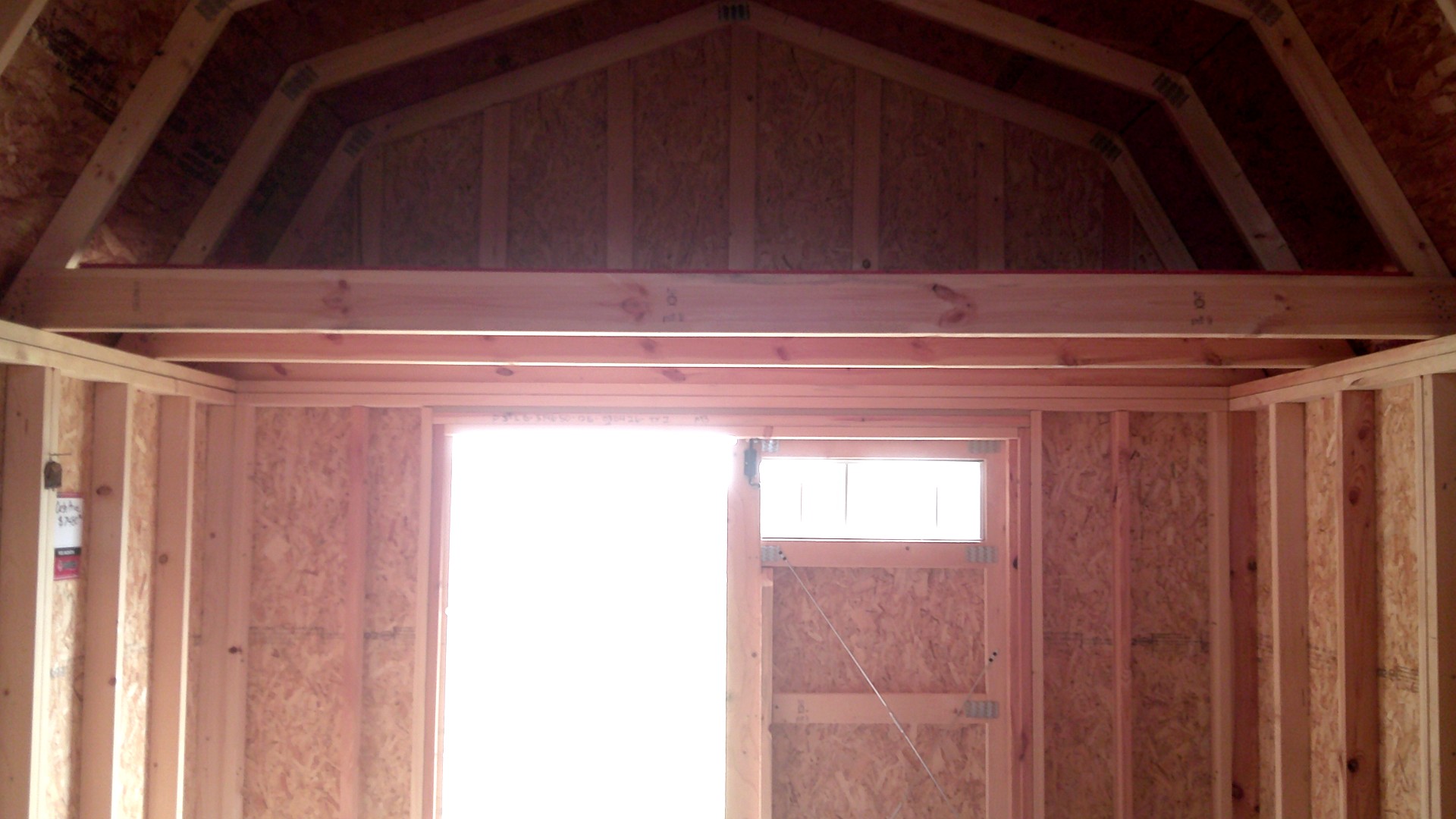 12x16 Lofted Barn at Hill  Top Sales