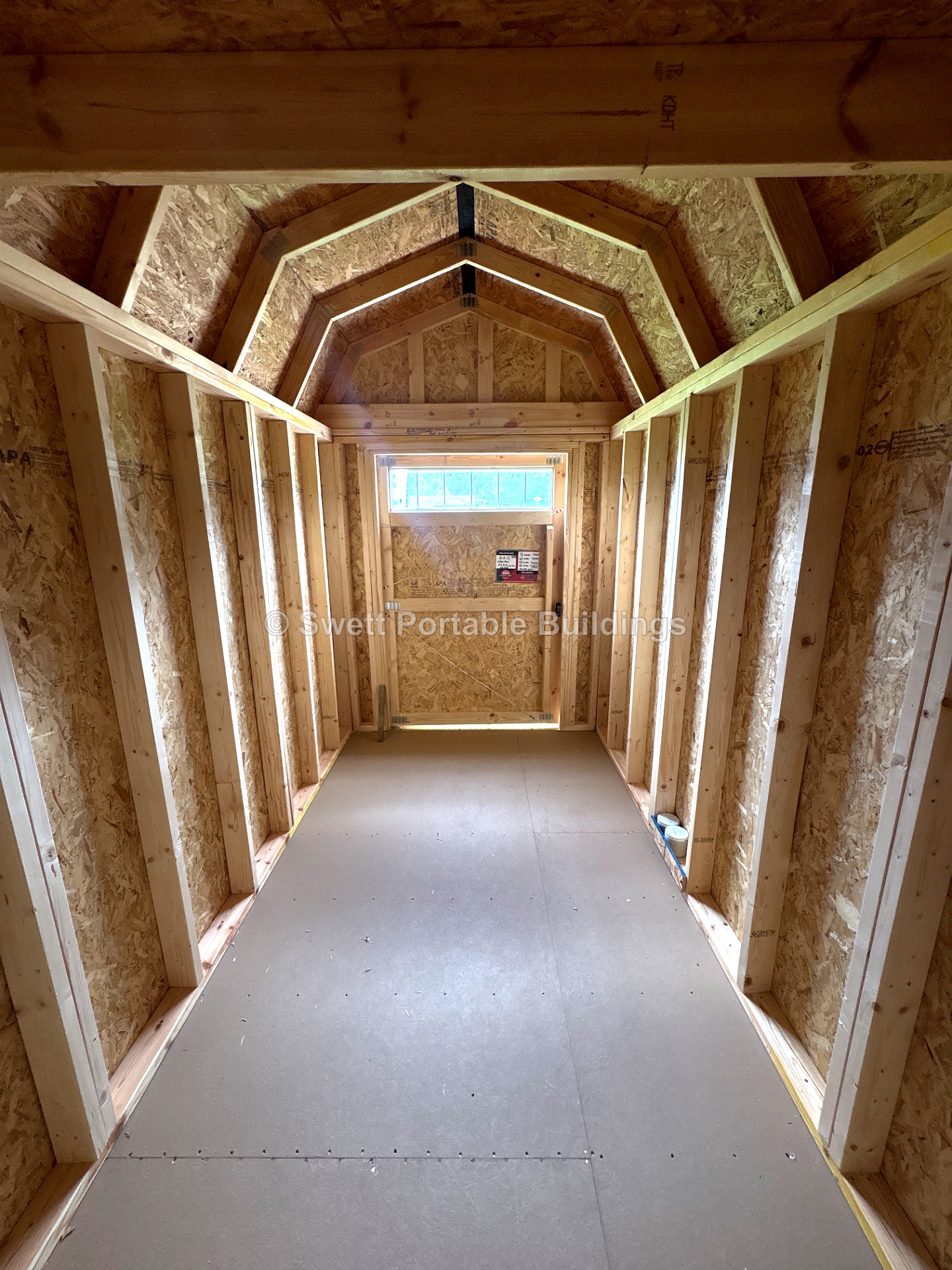 6x12 Lofted Barn at Swett Portable Buildings LLC