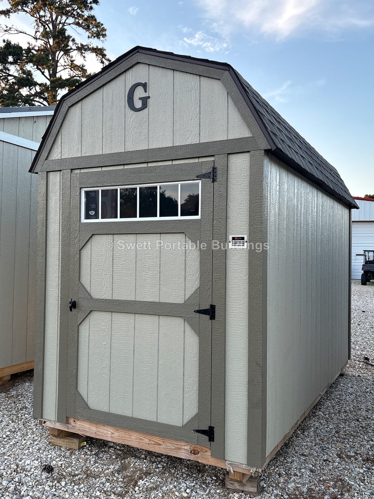 6x12 Lofted Barn at Swett Portable Buildings LLC