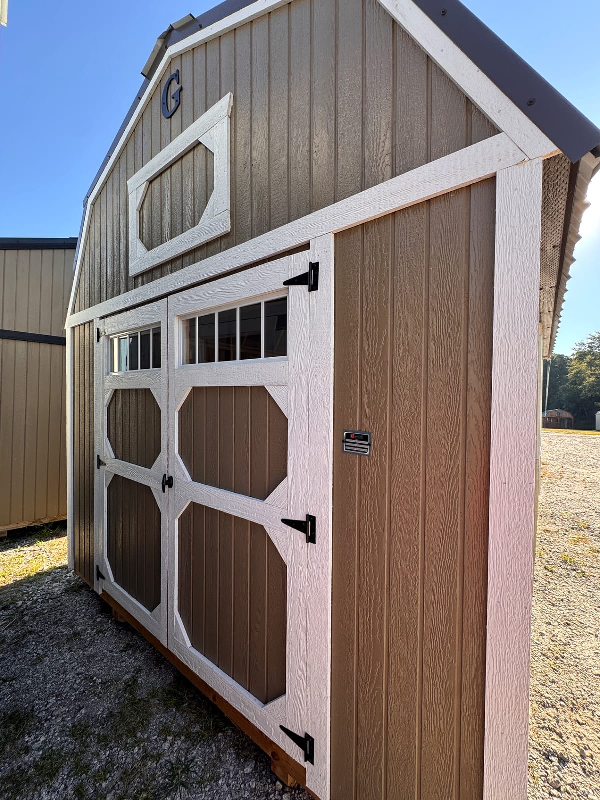 10x16 Lofted Barn at Graceland of Cumming