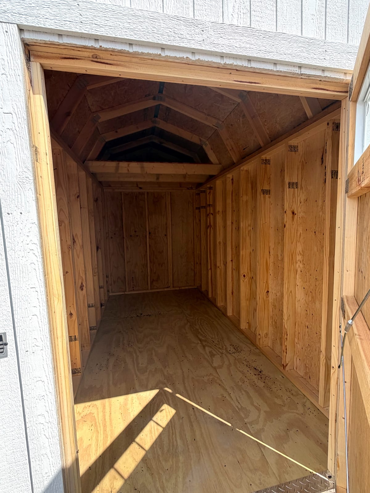 6x12 Lofted Barn at Tyler Lot- ETX Steel Tyler