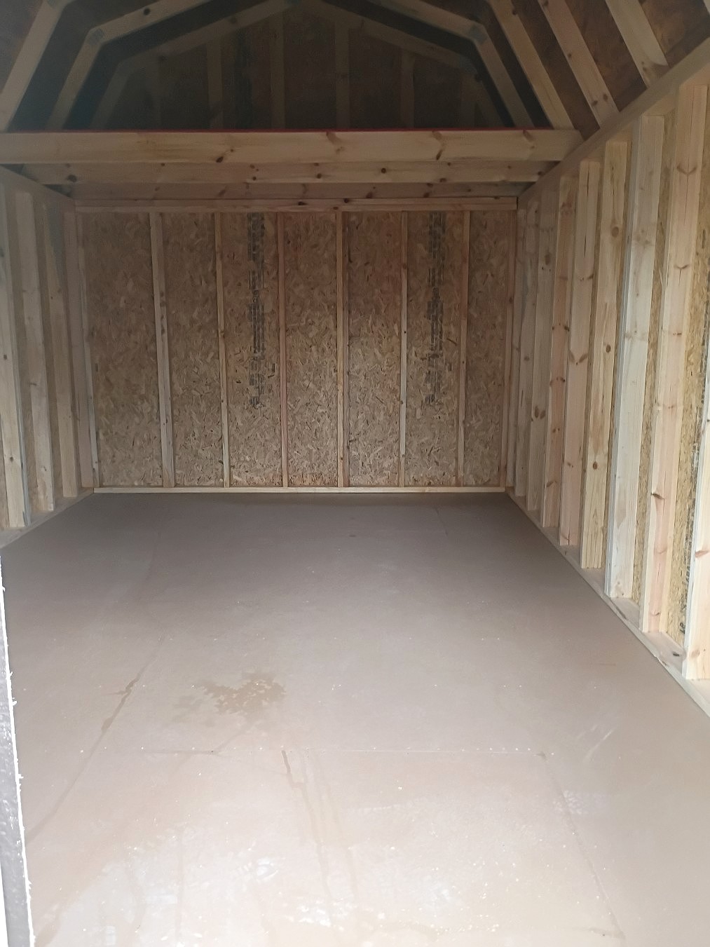 10x16 Lofted Barn at Jimmy's Portable Buildings of Savannah, TN