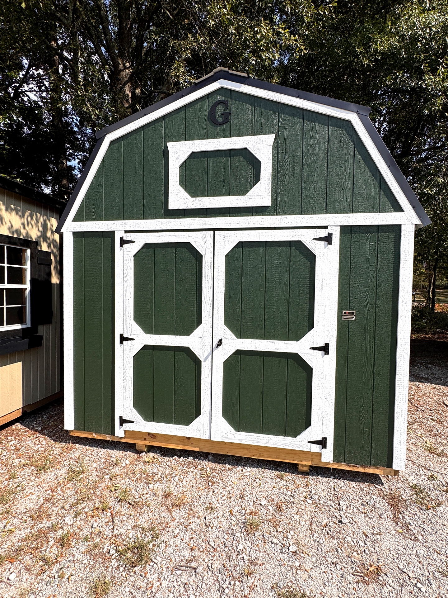 10x12 Lofted Barn at Graceland of Cumming
