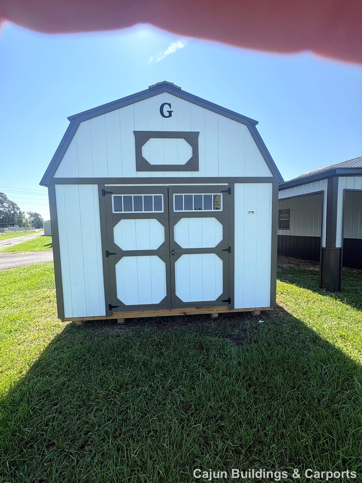 12x24 Lofted Barn at Cajun Buildings and Carports
