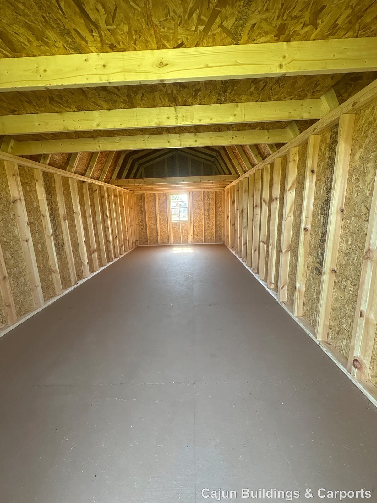 12x24 Lofted Barn at Cajun Buildings and Carports