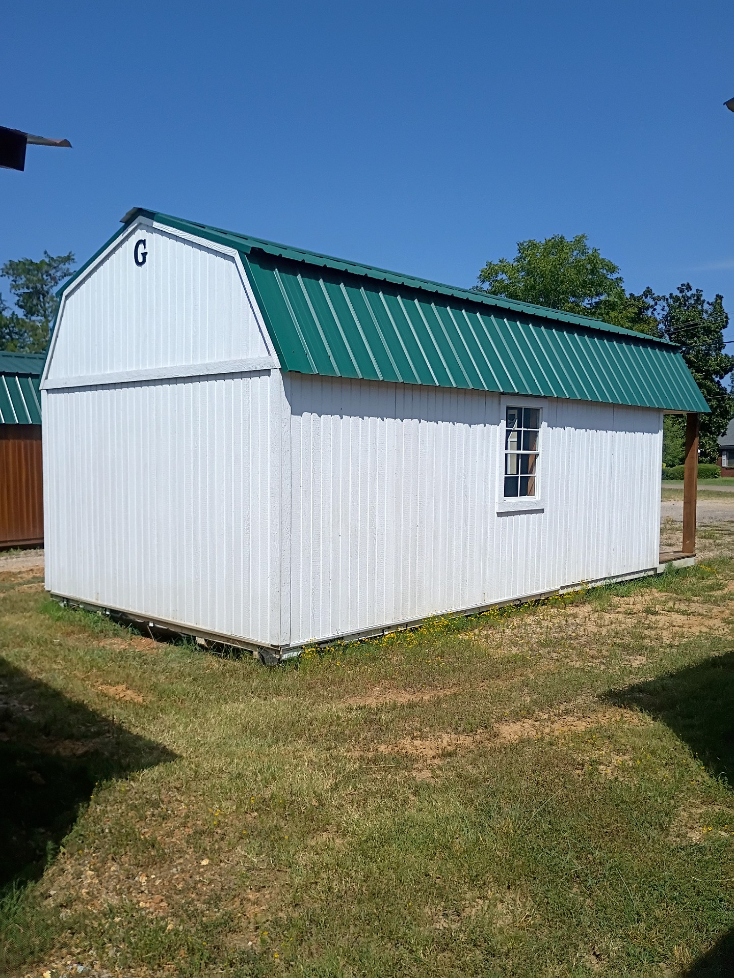 12x24 Lofted Barn Cabin at Jimmy's Portable Buildings of Savannah, TN