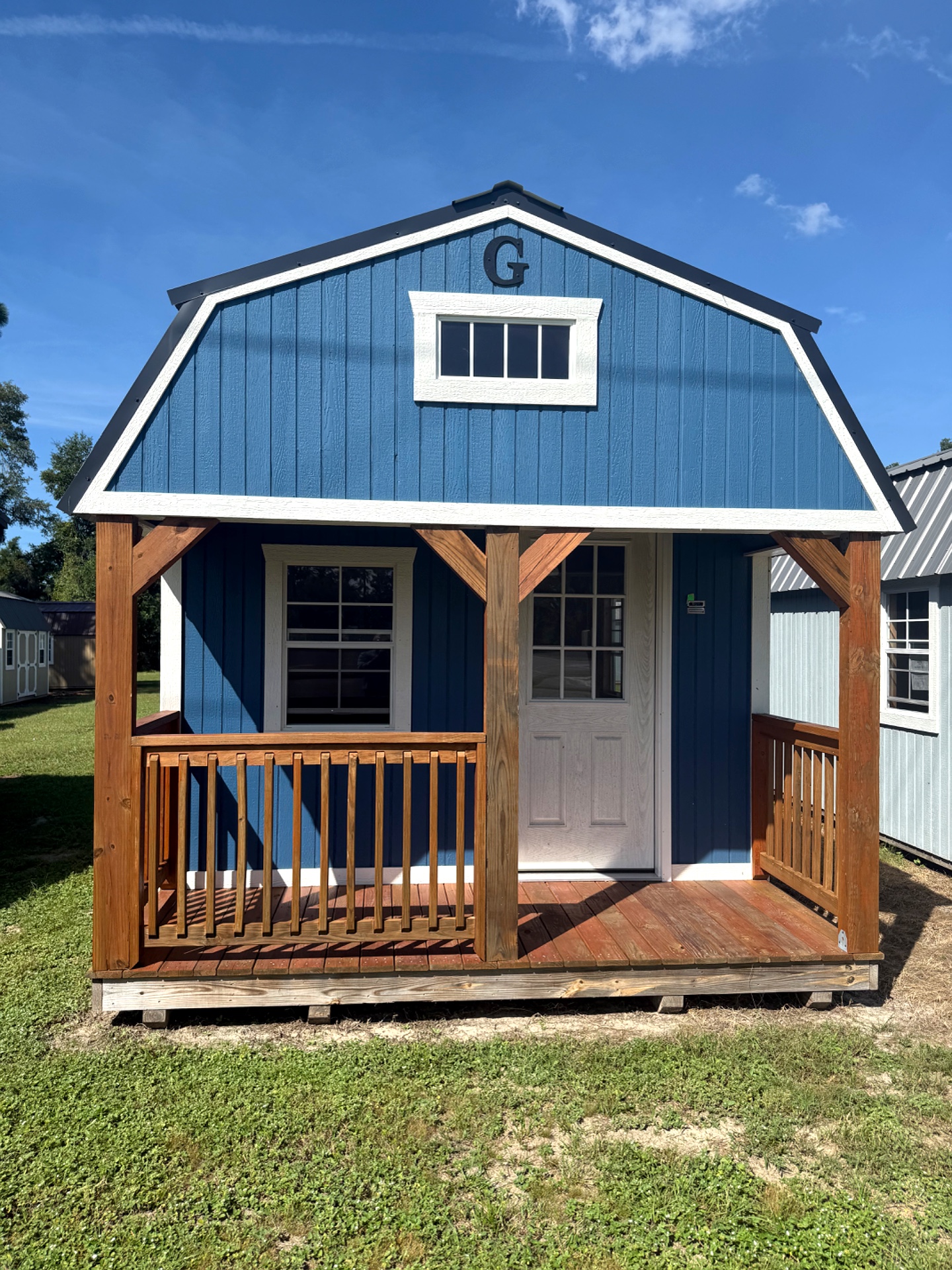 12x24 Lofted Barn Cabin at Willis Buildings