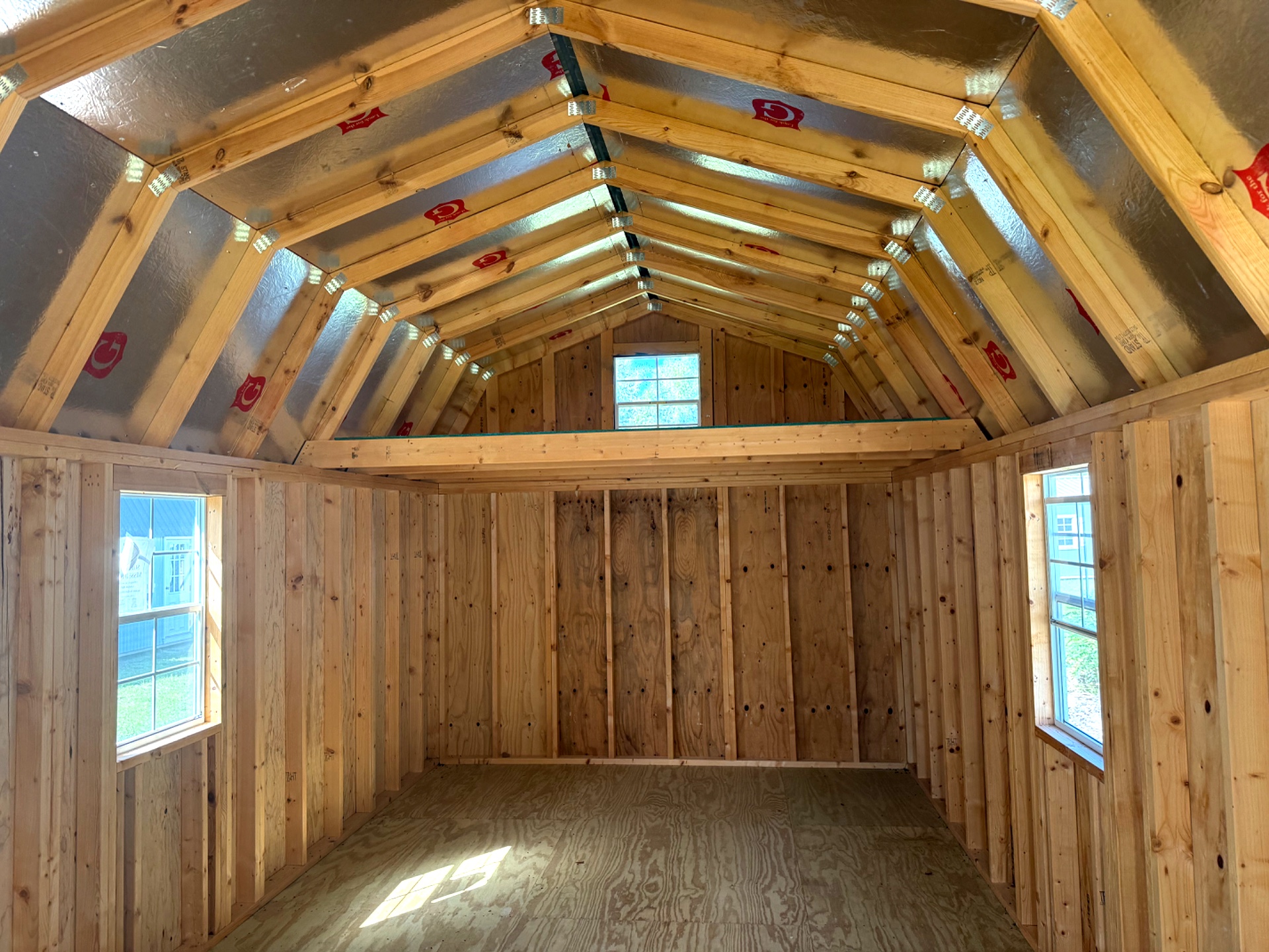 12x24 Lofted Barn Cabin at Willis Buildings