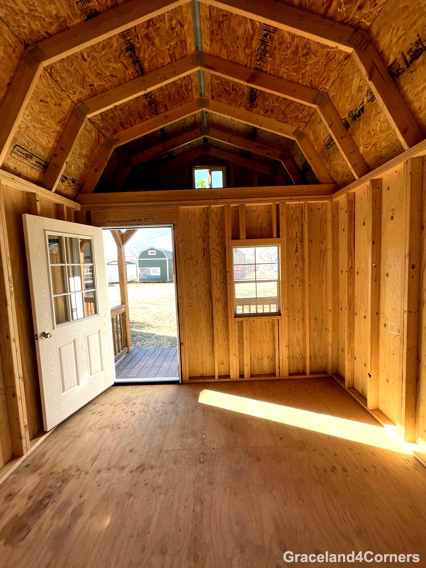 12x20 Lofted Barn Cabin at GRACELAND FOUR CORNERS