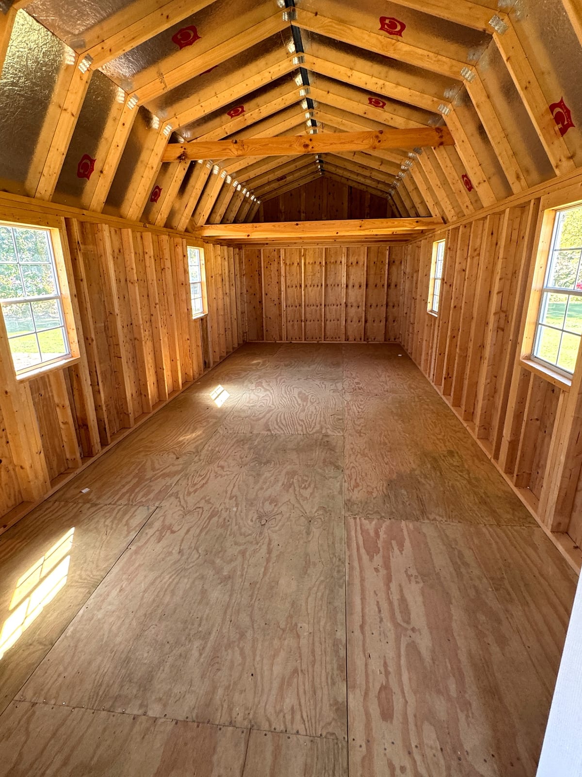 12x32 Lofted Barn Cabin at Graceland of Cumming
