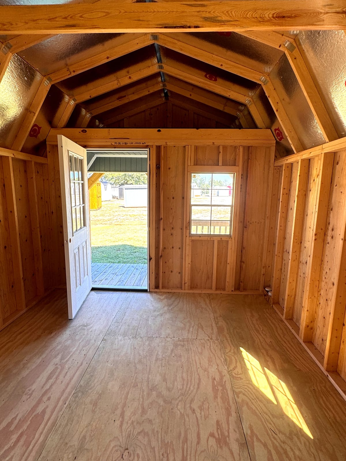 12x32 Lofted Barn Cabin at Graceland of Cumming