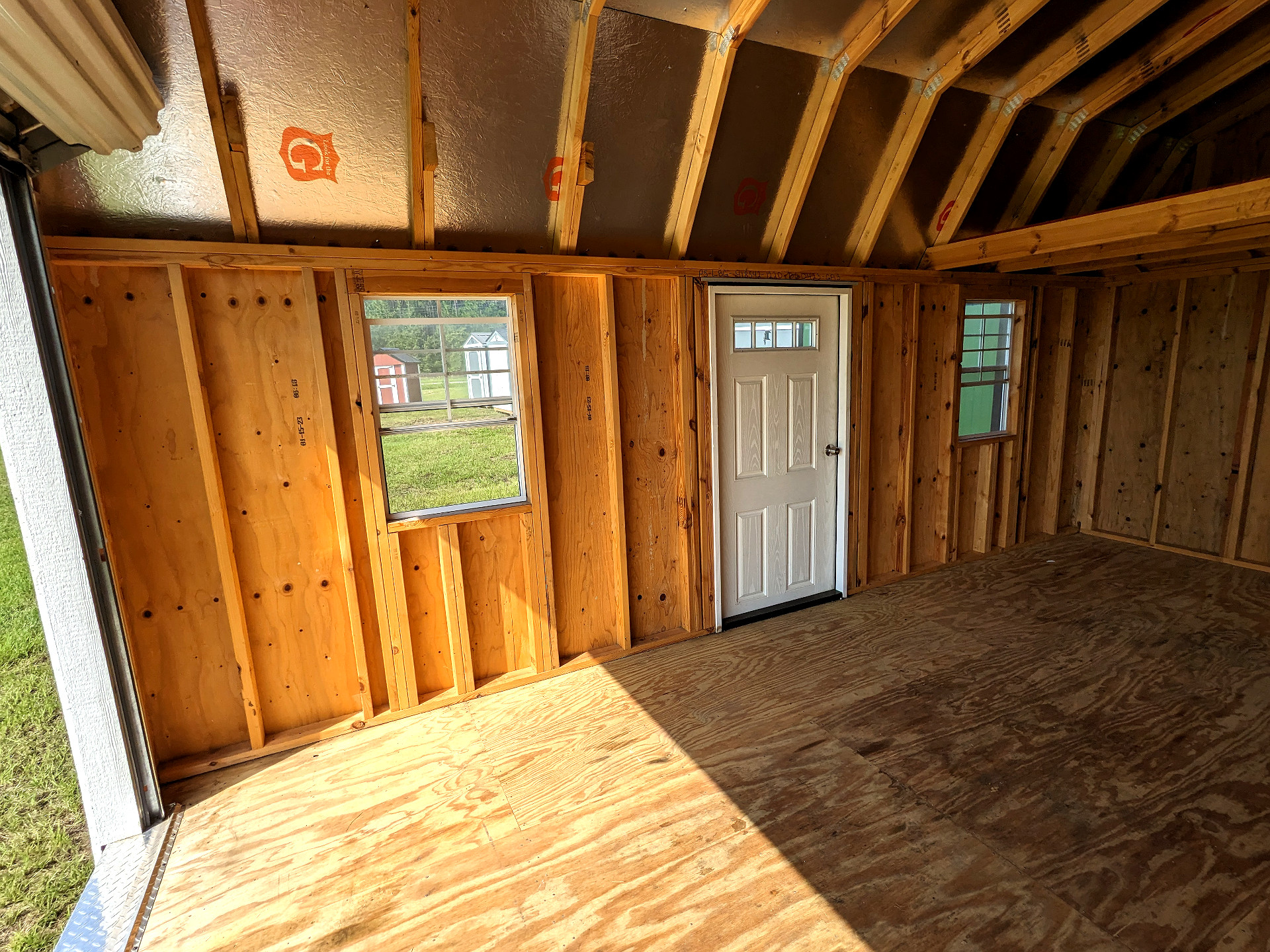 12x20 Lofted Barn Garage at Graceland Storage Sheds and Buildings of Kingsland